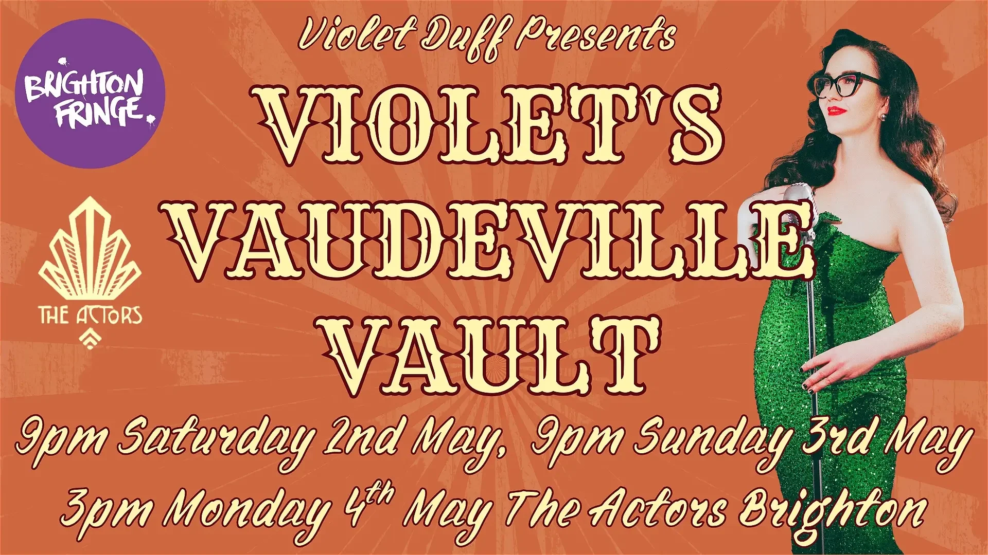 Violet's Vaudeville Vault @Brighton Fringe (2-4 May)