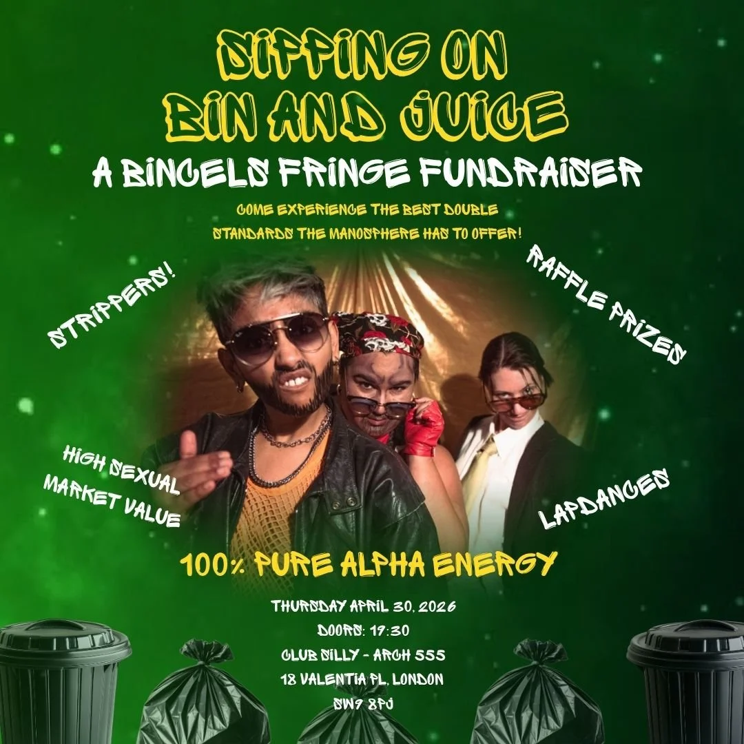 Sipping on Bin and Juice: a fringe fundraiser for BINCELS 