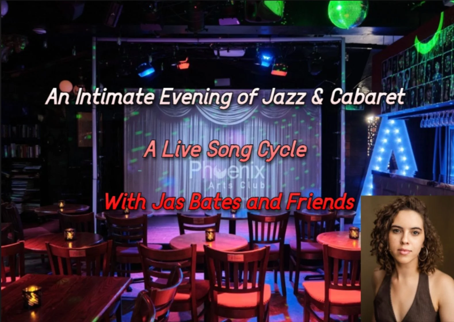Jazz, Cabaret Song Cycle Evening with Jas Bates and Co.