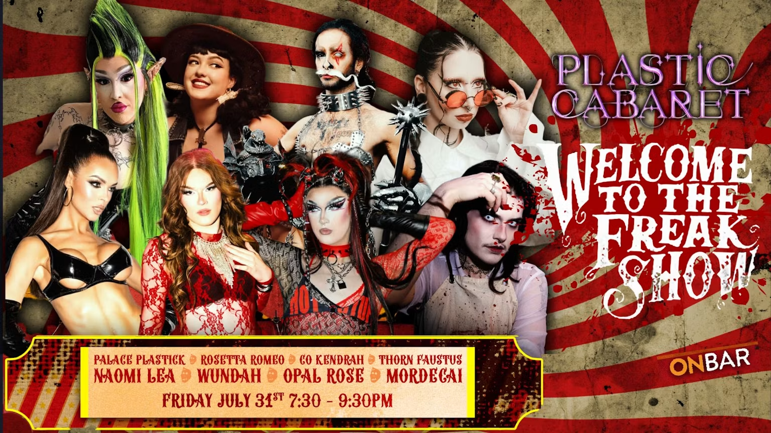 The Plastic Cabaret: Freakshow