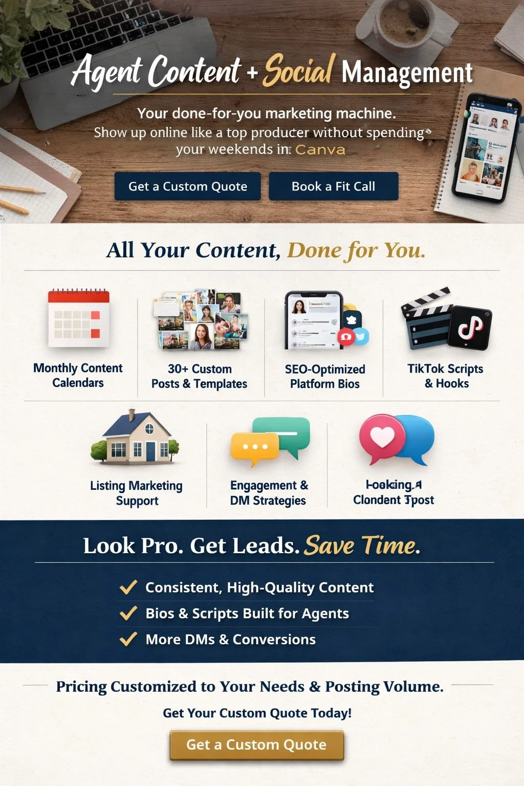 Agent Content + Social Management (Onboarding)