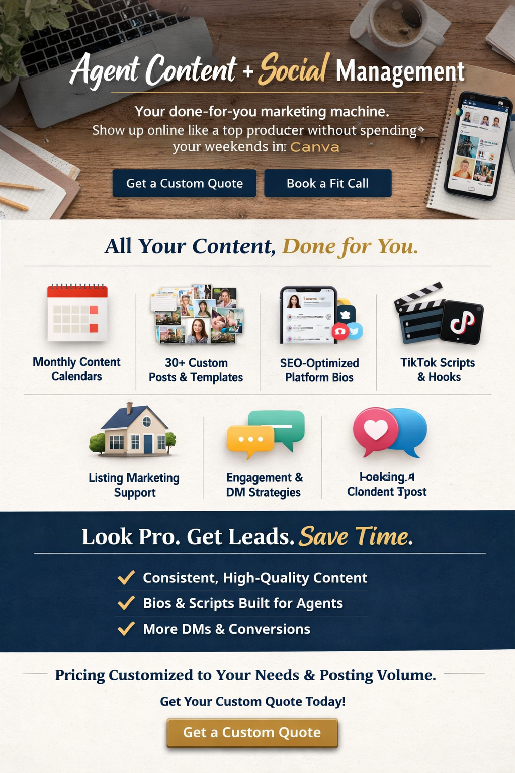 Agent Content + Social Management (Onboarding)