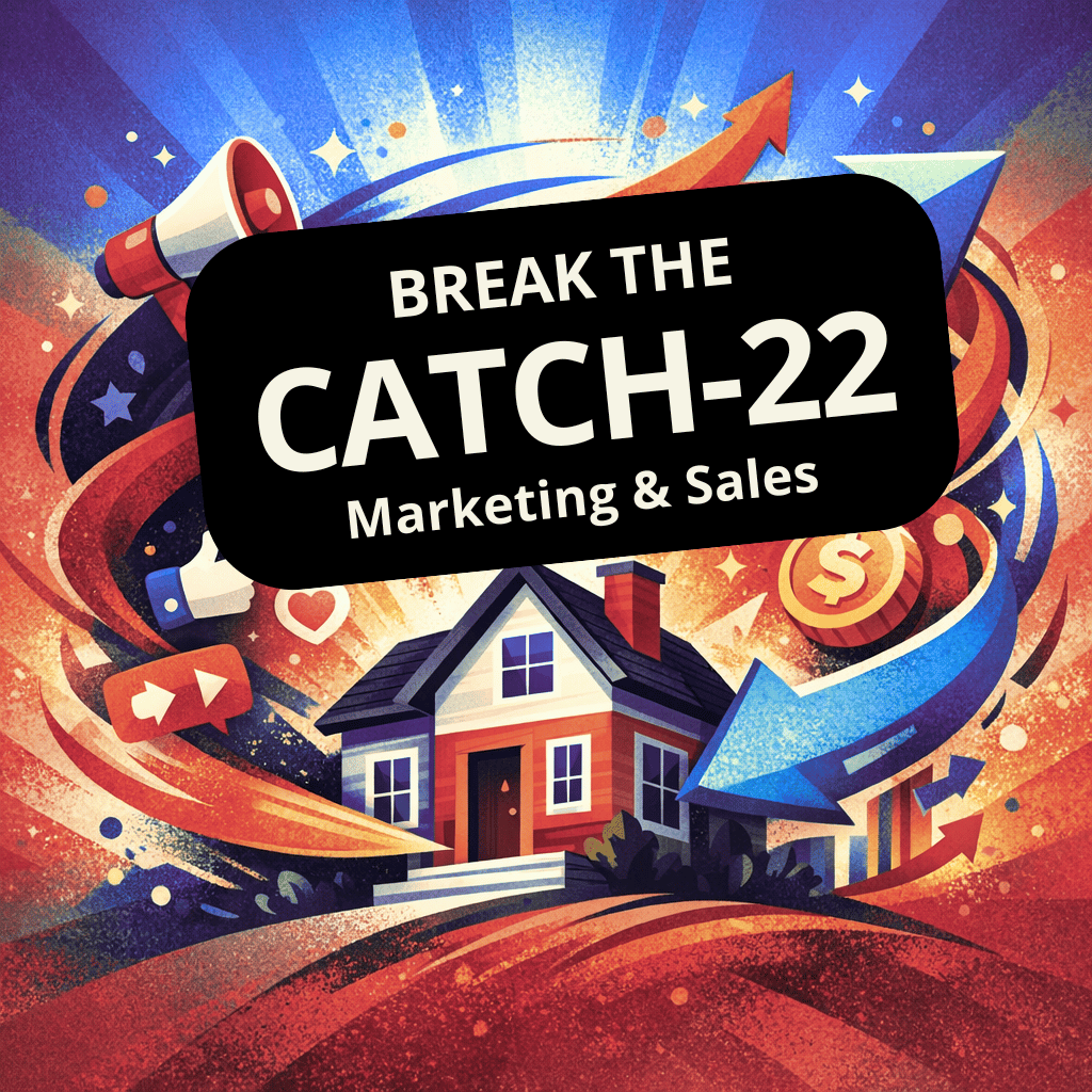 The Realtor’s Catch‑22: You Need Marketing to Sell Homes, but You Need Sales to Afford Marketing — Here’s How to Break the Cycle
