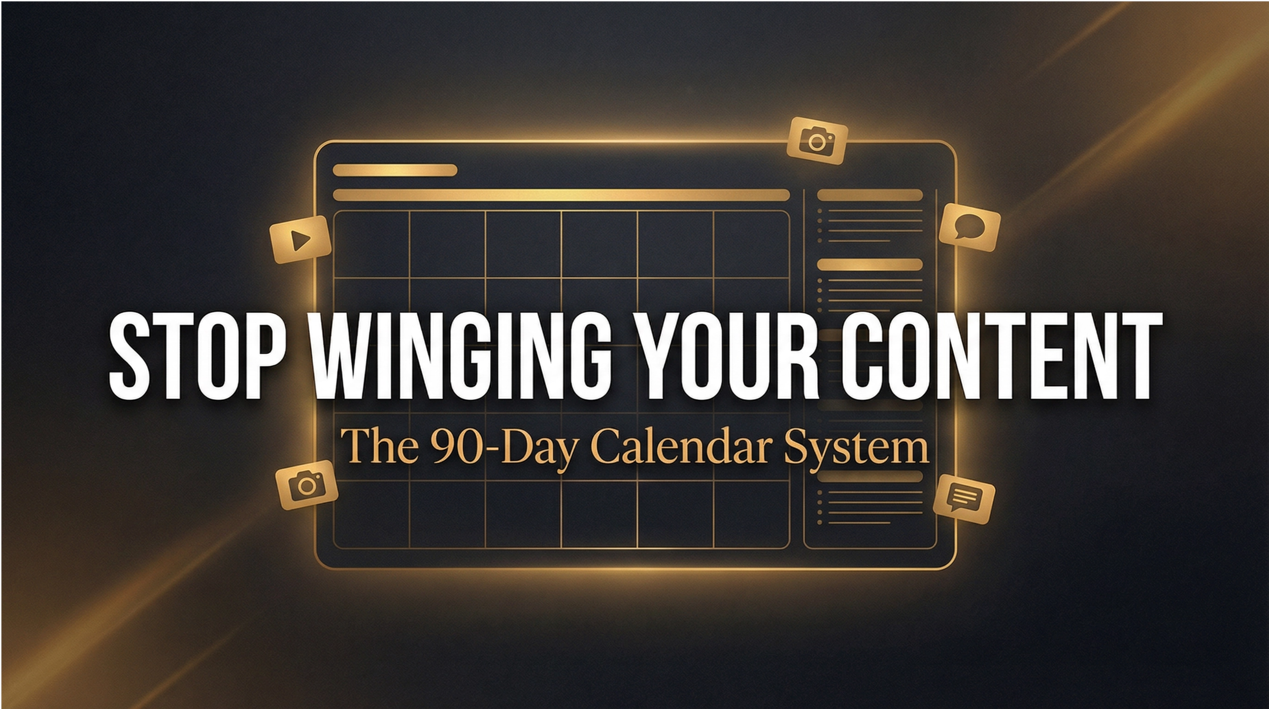 The 90-Day Content Calendar for Real Estate Agents: Stop Winging It, Start Converting