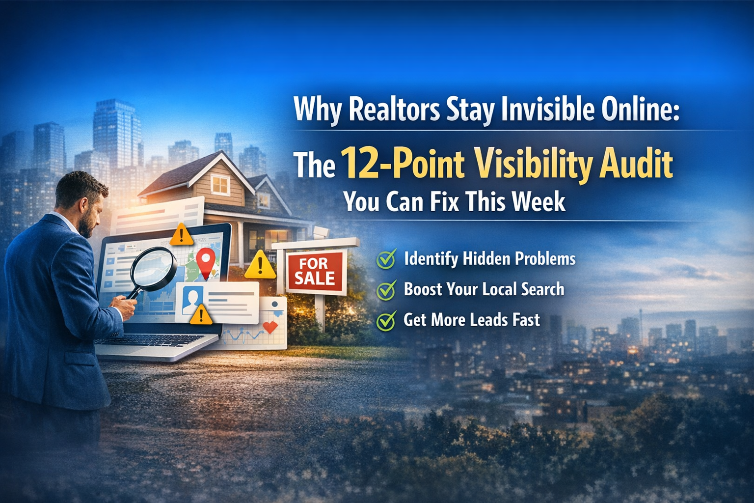Why Realtors Stay Invisible Online - The 12 Point Visibility Audit for realtors