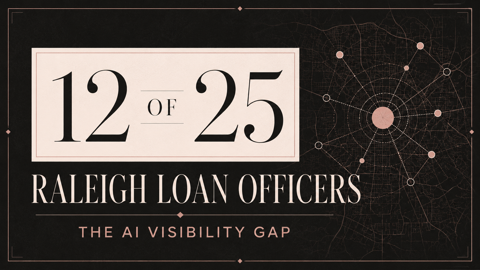Why 12 of 25 Raleigh Loan-Officer Brands Looked Local to a Directory but Not to AI
