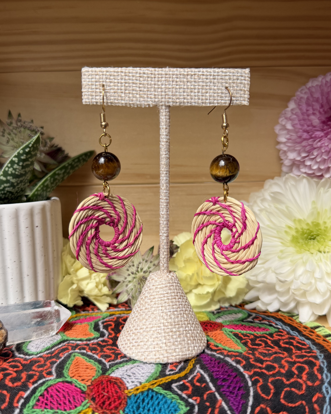 Shipibo Jungle Vine Earrings