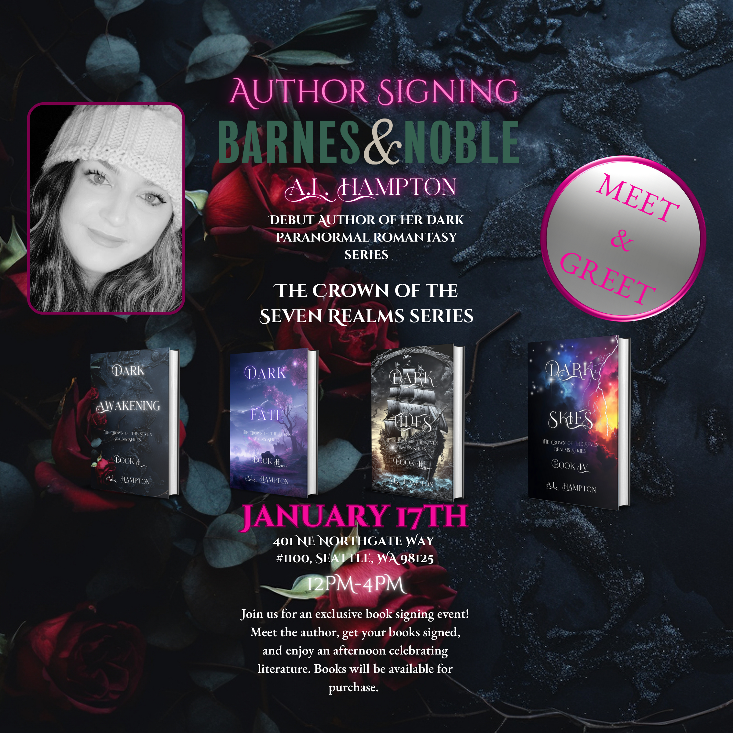 Author Signing Event, Northgate Seattle - Barnes & Noble
