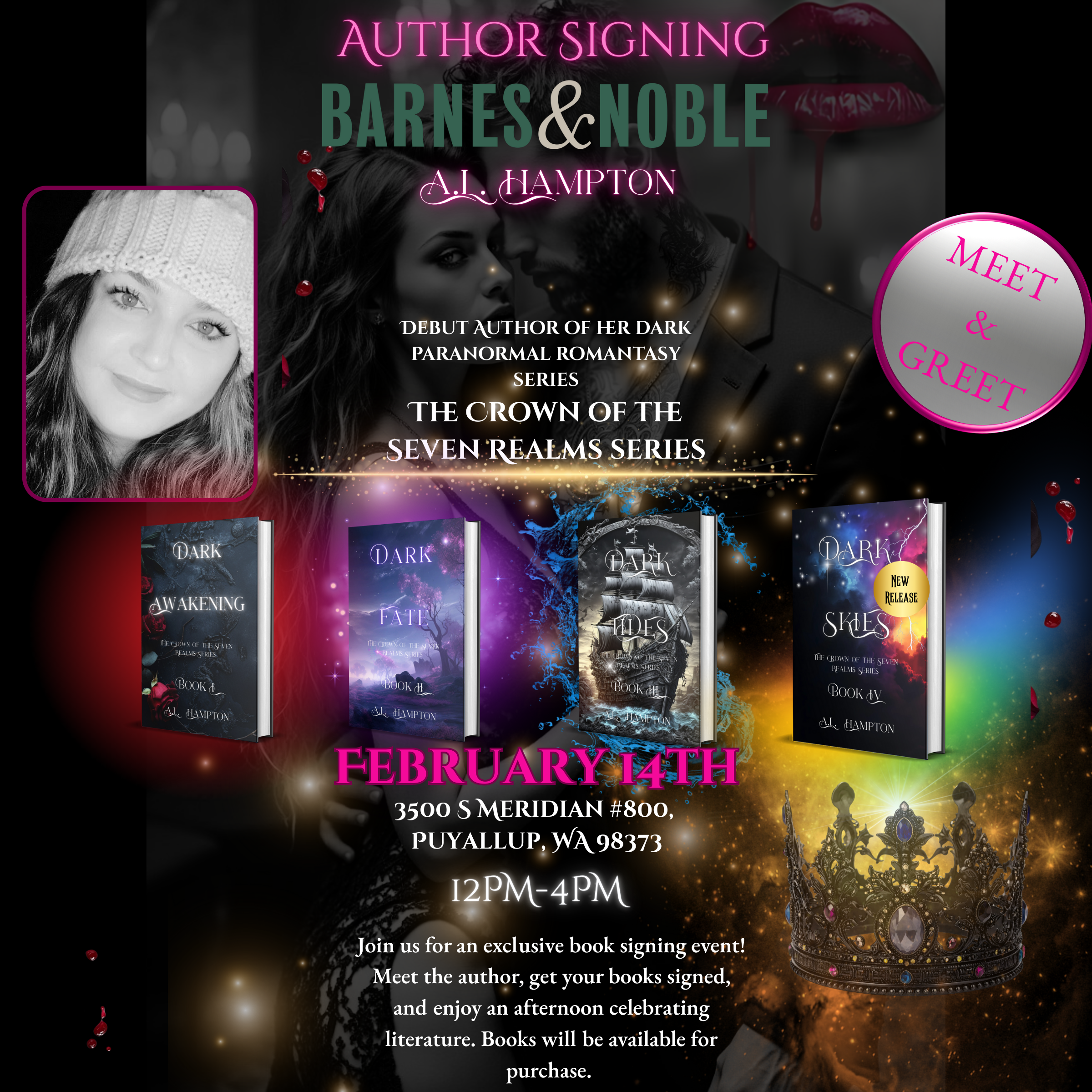 Barnes & Noble Author Signing - Puyallup WA