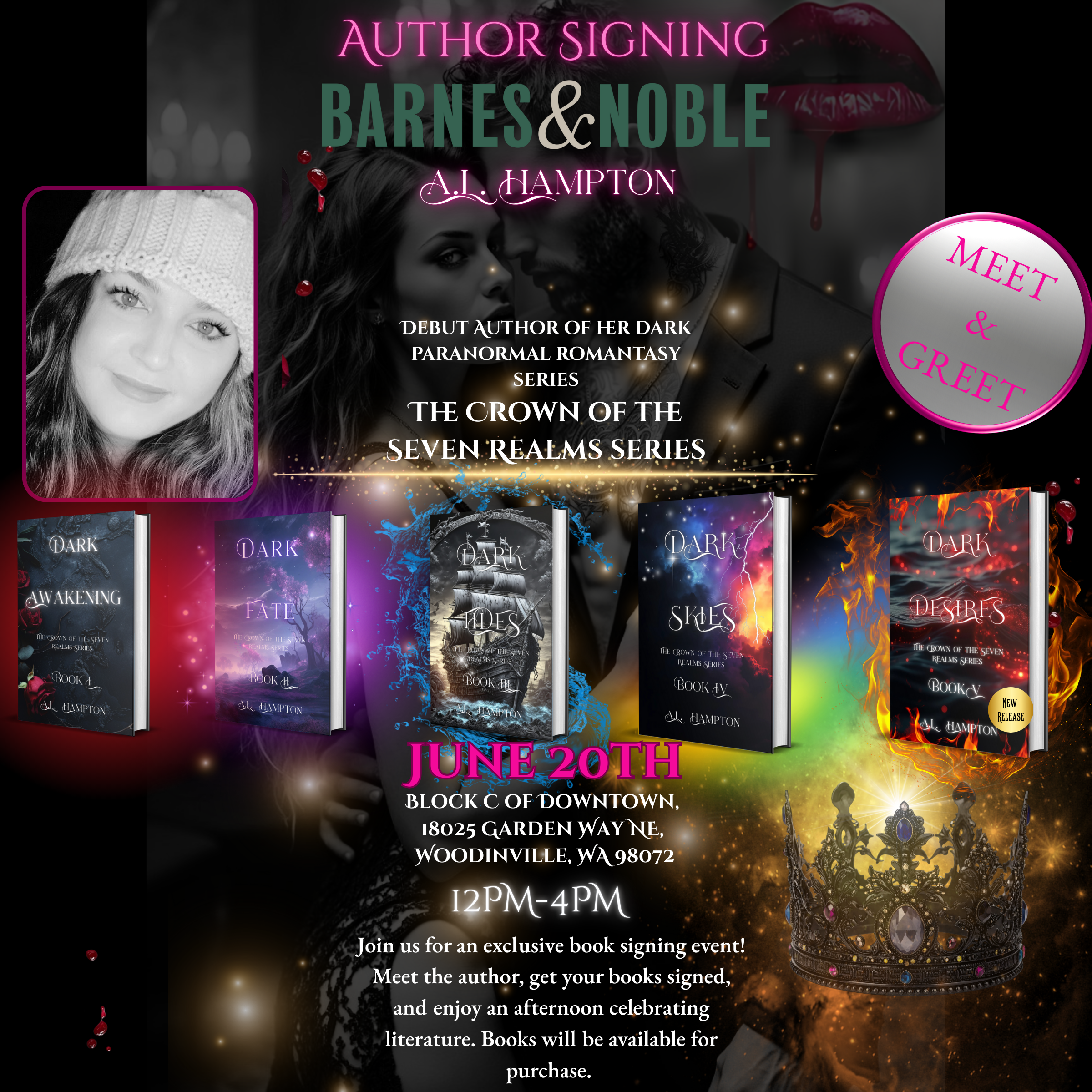 Author Signing Event - Woodinville WA Barnes &amp; Noble