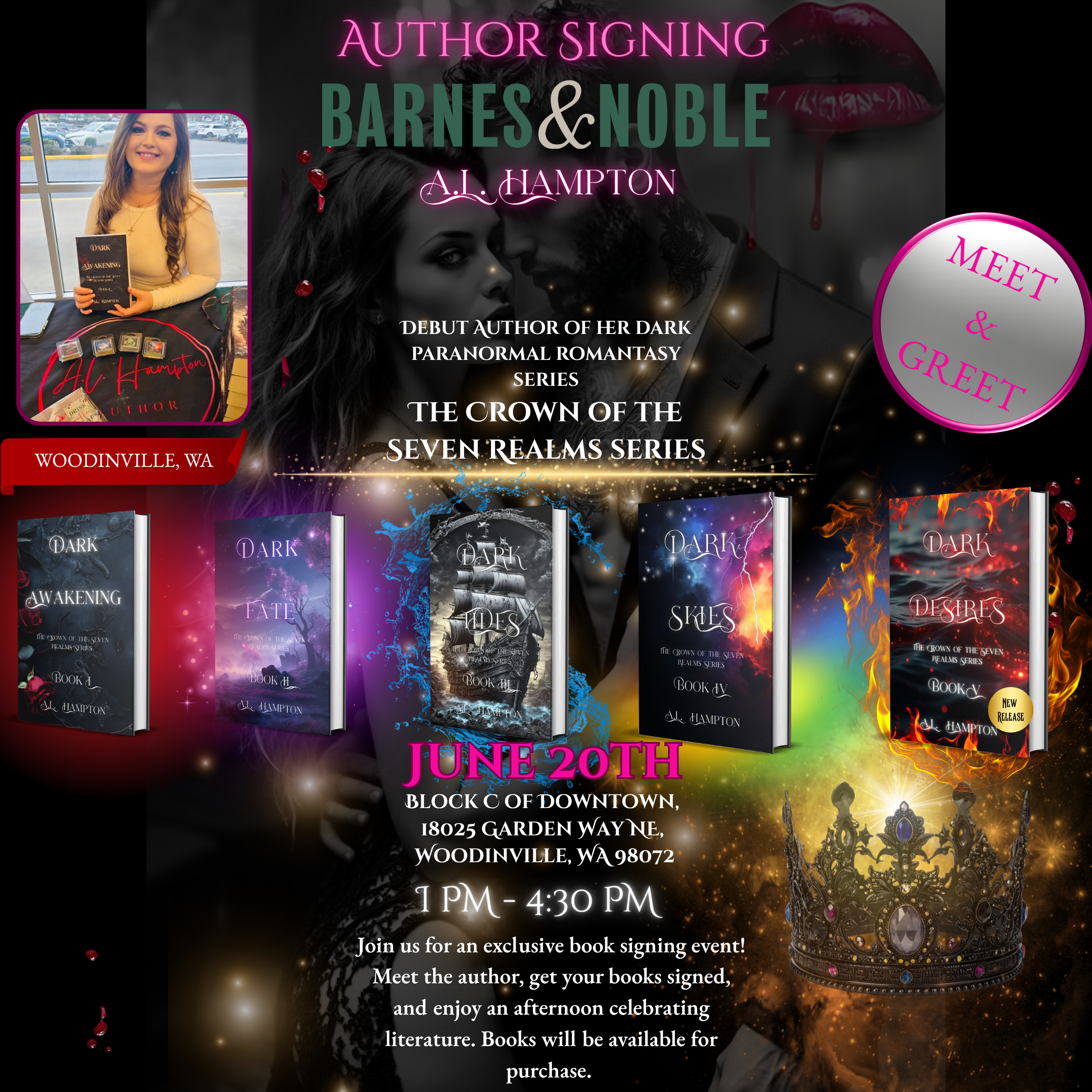 Author Signing Event - Woodinville WA Barnes &amp; Noble