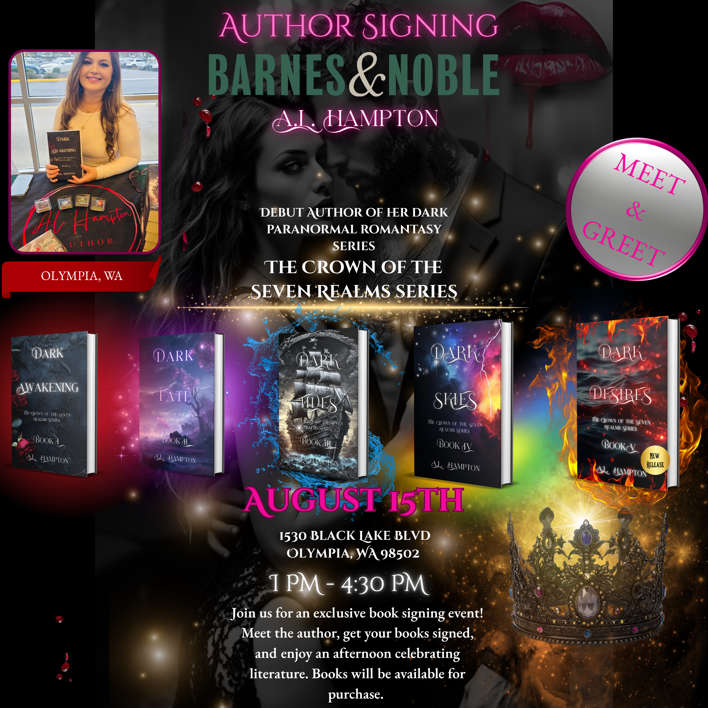 Author Signing - Barnes & Noble Olympia