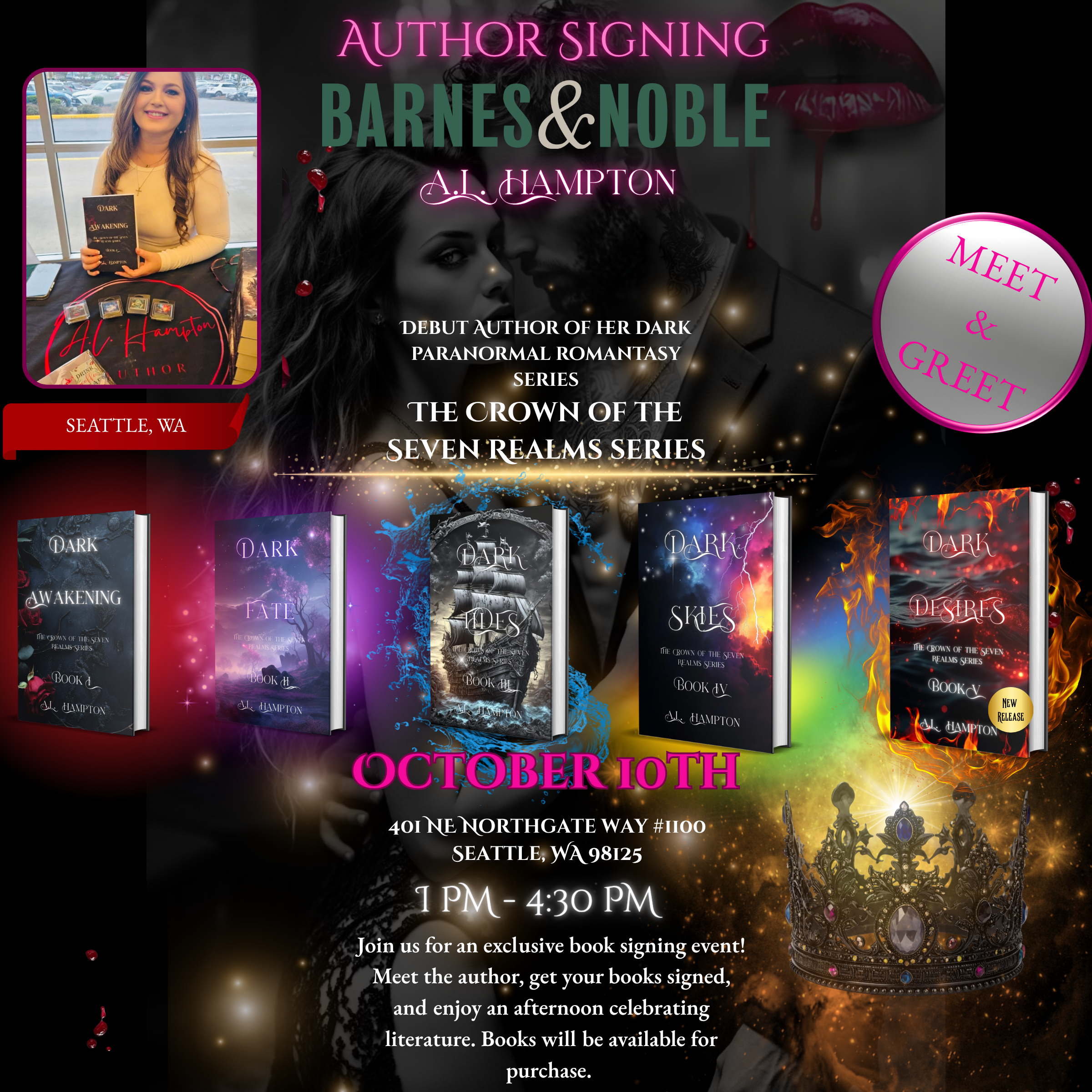 Author Signing Event - Barnes & Noble, Seattle, WA