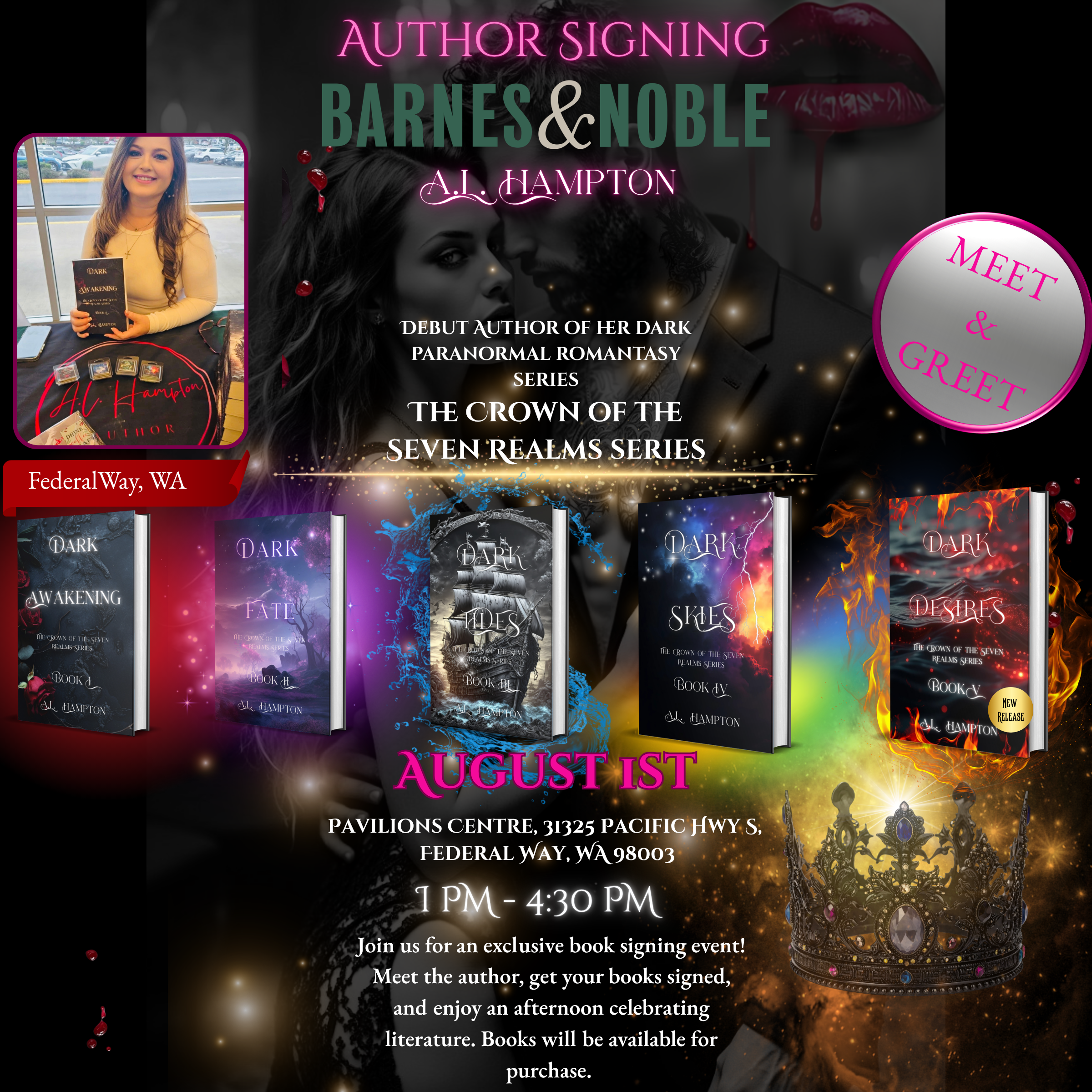Author Signing - Barnes & Noble, FederalWay, WA
