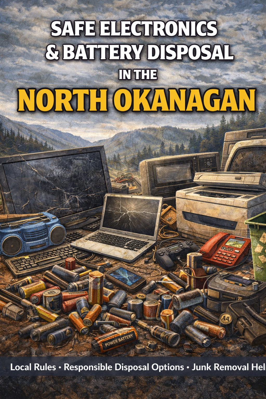 How to Properly Dispose of Electronics and Batteries in the North Okanagan