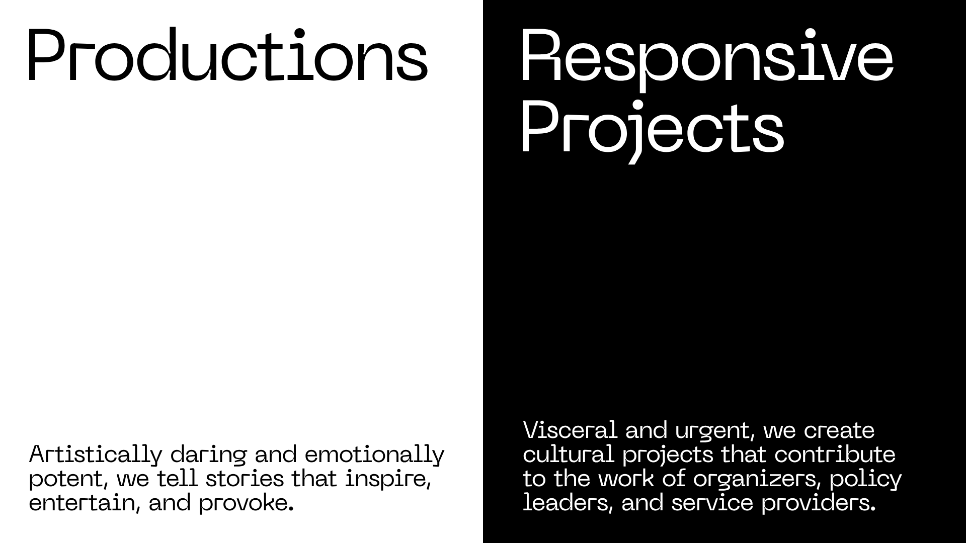 Productions vs Responsive Projects.png