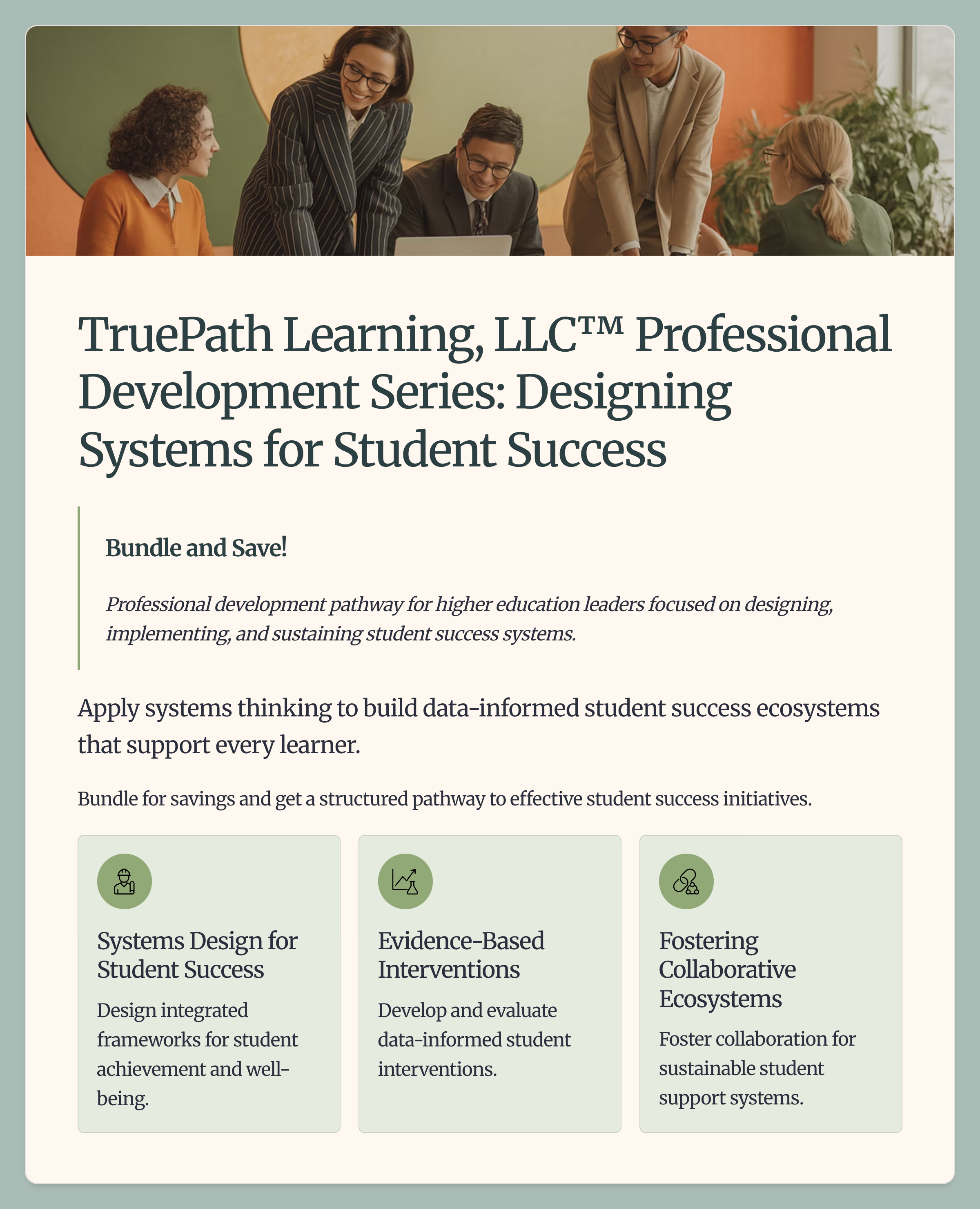 TruePath Learning Development Series — TruePath Learning