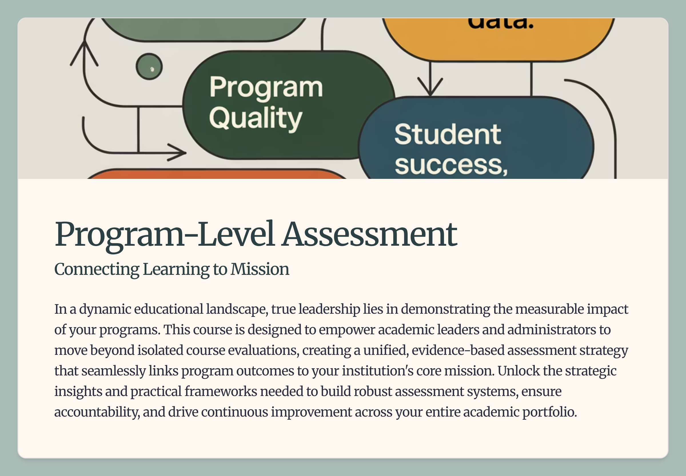 Higher Education Courses — TruePath Learning