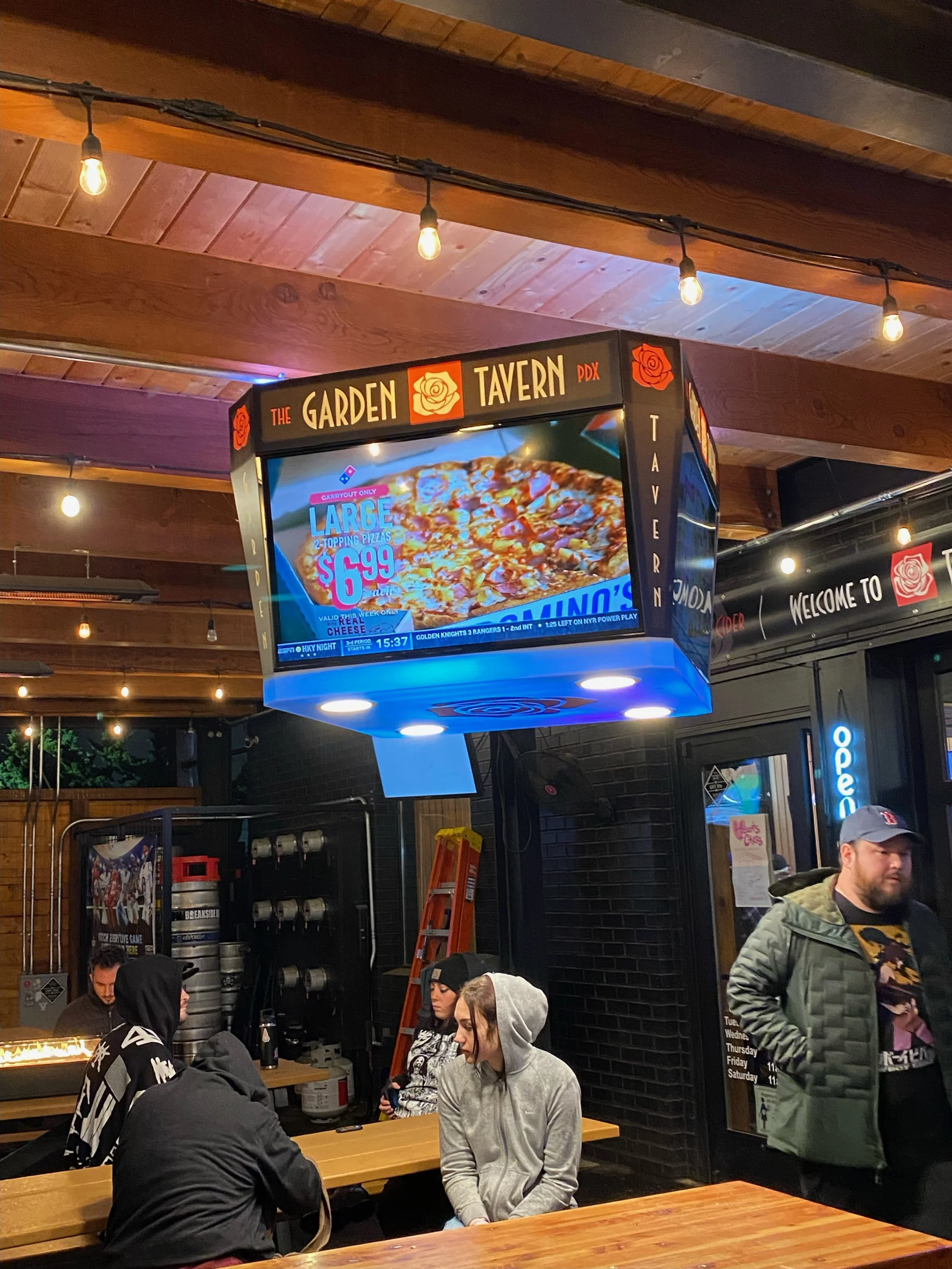 Jumbo-tron installed