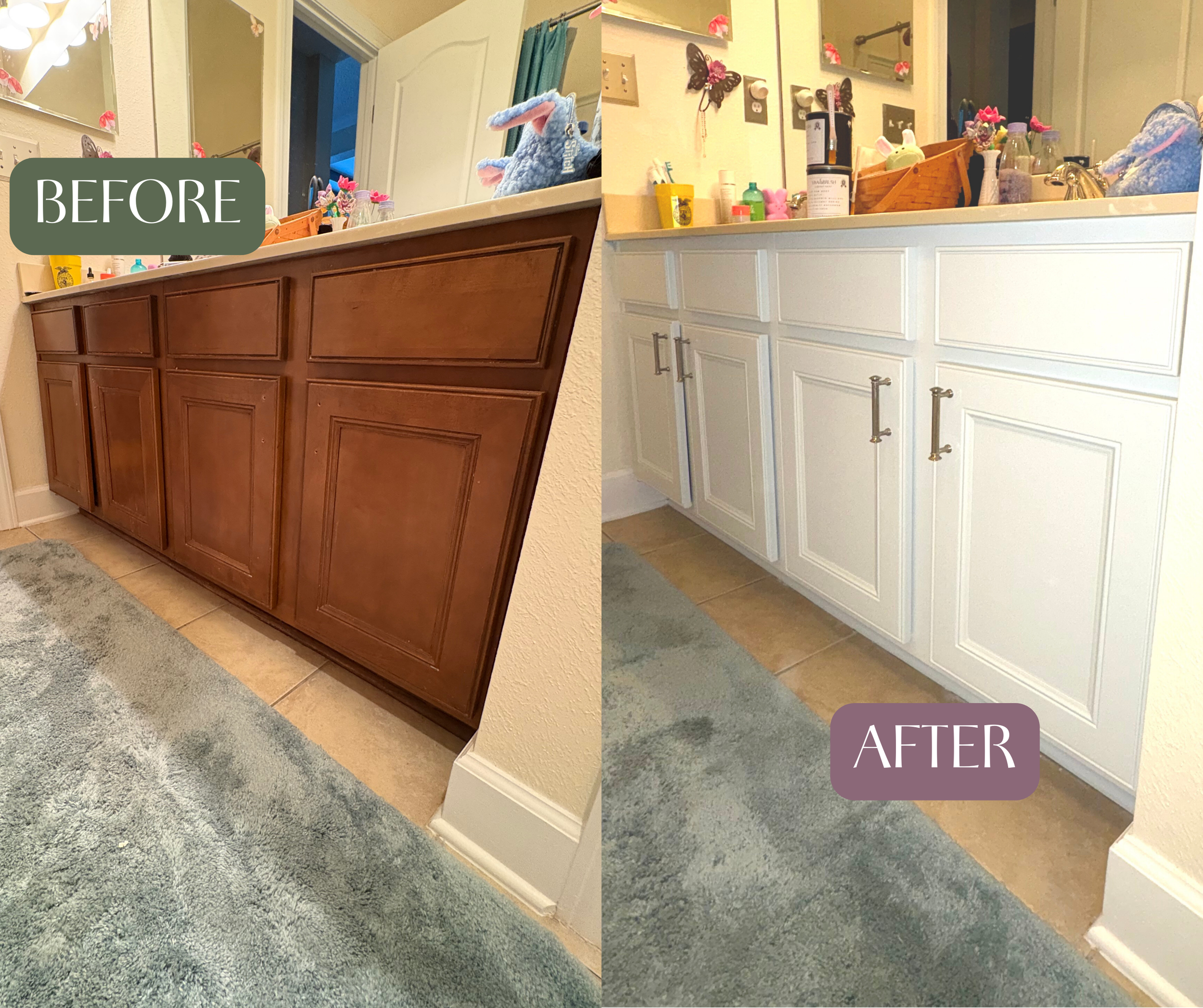 Vanity painted Jacksonville Florida 