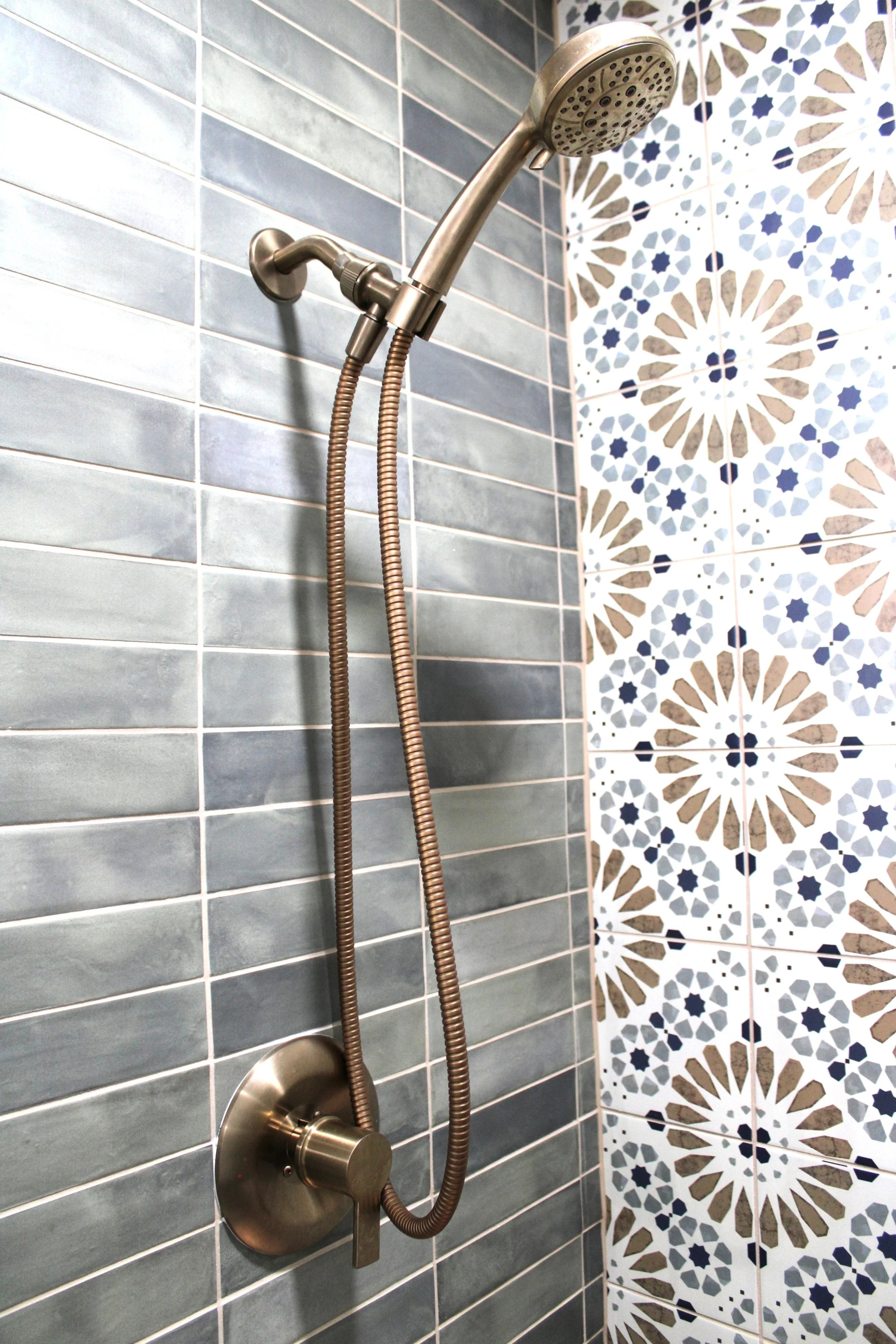 custom.shower.gold.fixtures.spanish.tile.JPG