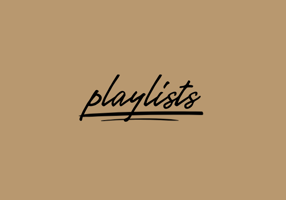 Various playlists and mixtapes curated by myself and Mrs. Emporium, including our yearly playlists.