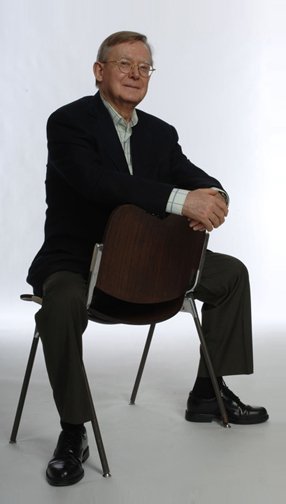 Photo of Bob Barton sitting on a chair