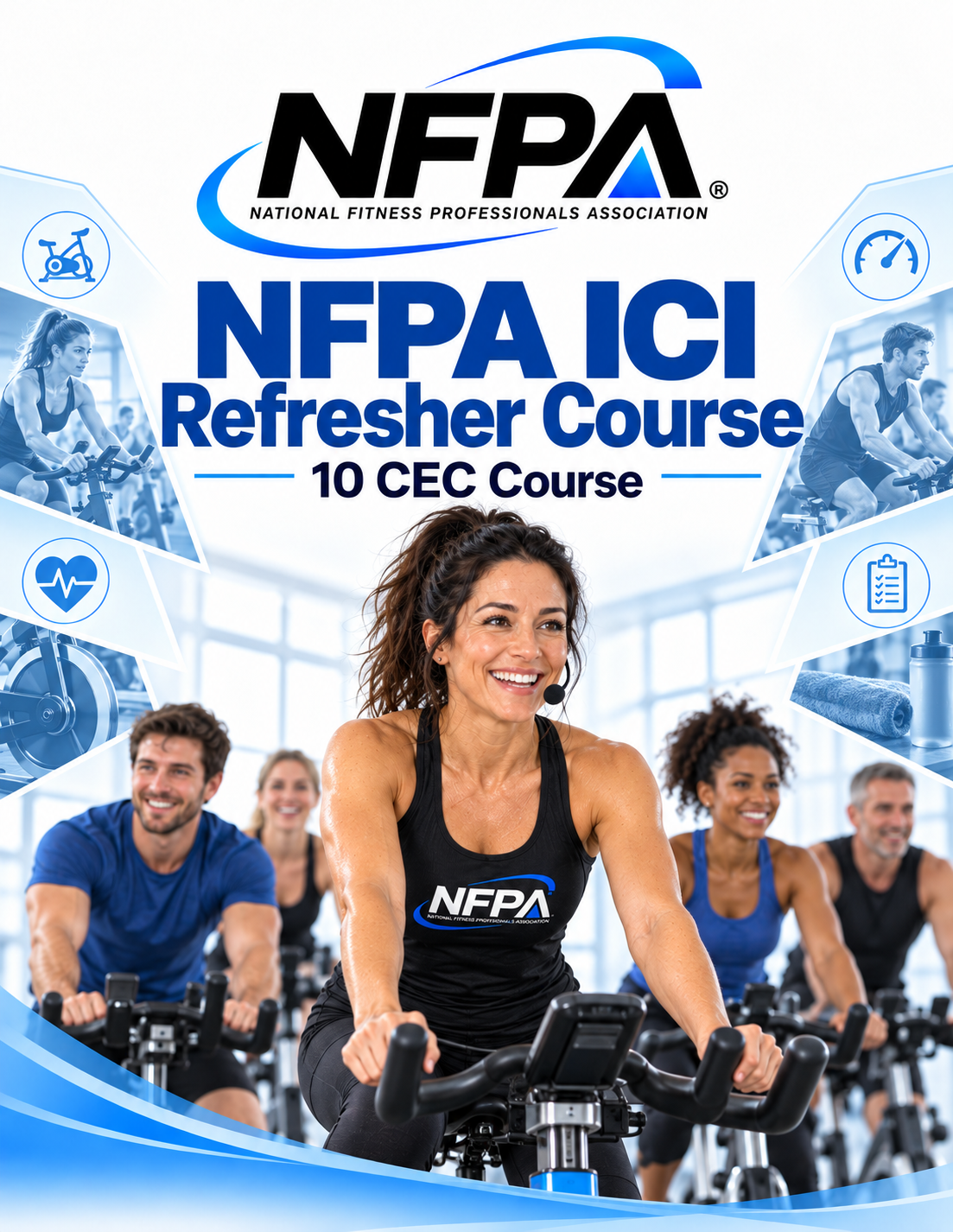 NFPA Indoor Cycling Instructor Refresher Course — 10 CECs