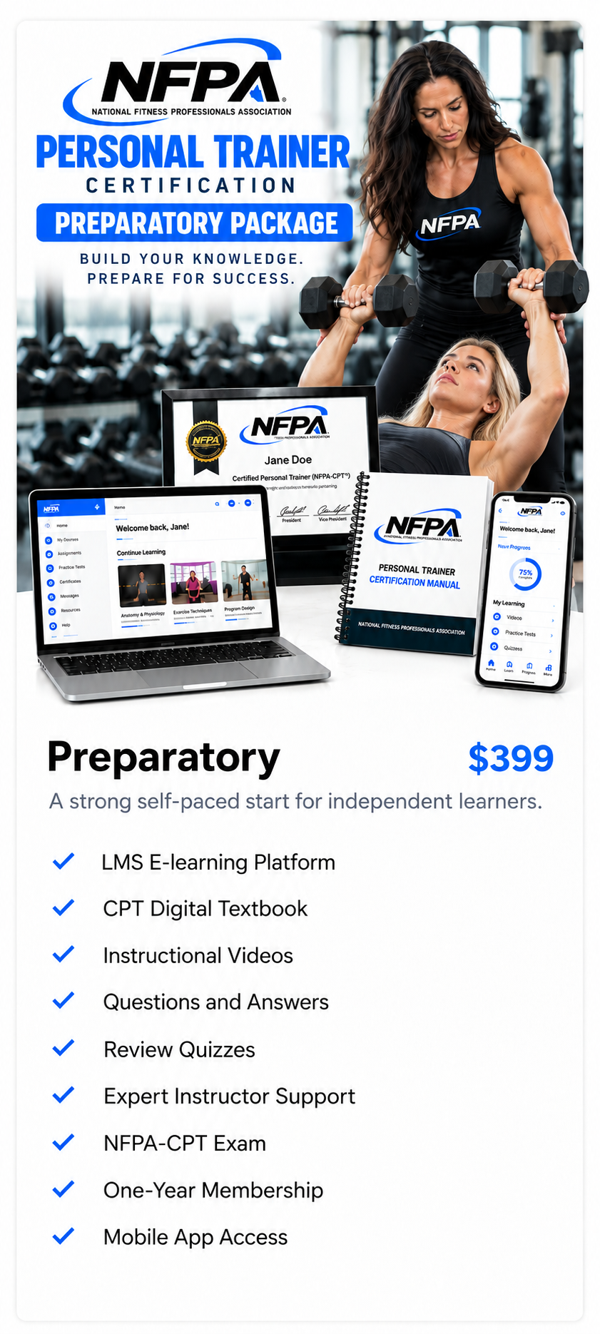 NFPA Personal Trainer Certification — Preparatory Package