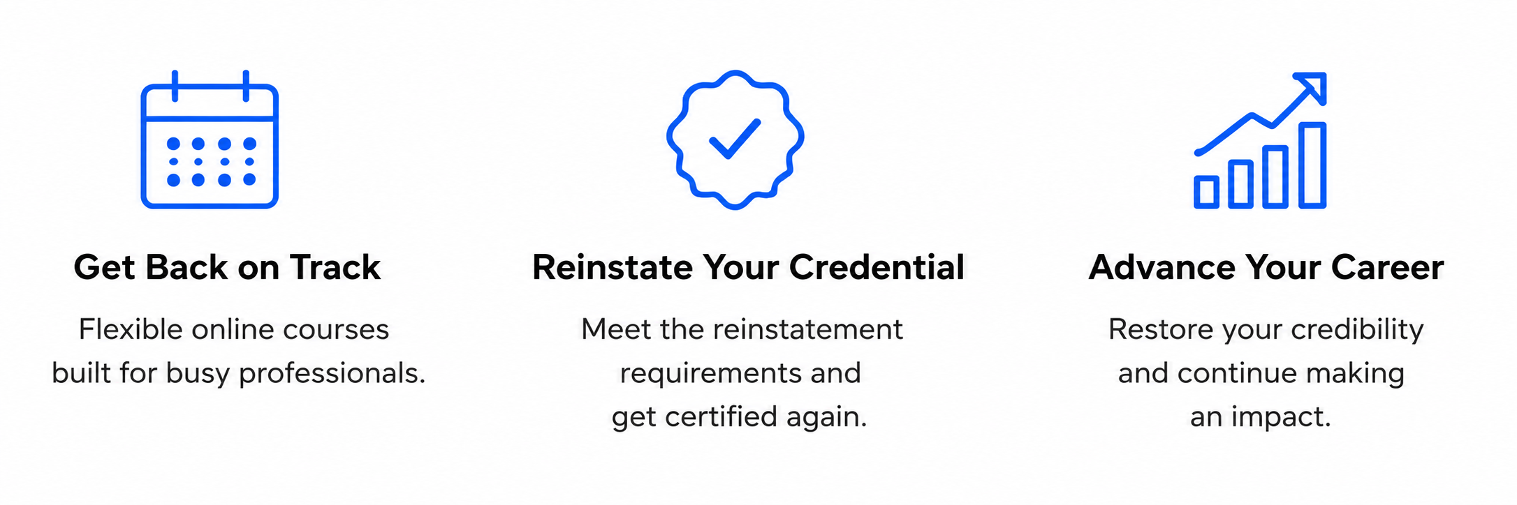 NFPA Reinstatement Courses help fitness professionals get back on track, reinstate their credential, and continue their career