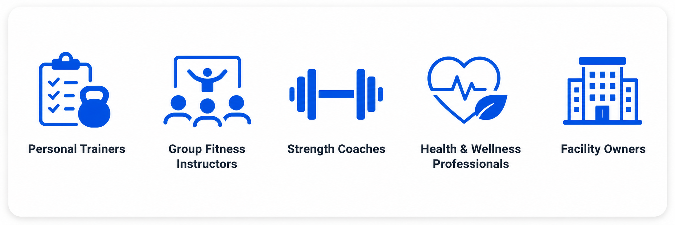 NFPA continuing education for personal trainers, group fitness instructors, strength and performance coaches, health and wellness professionals, and fitness facility owners