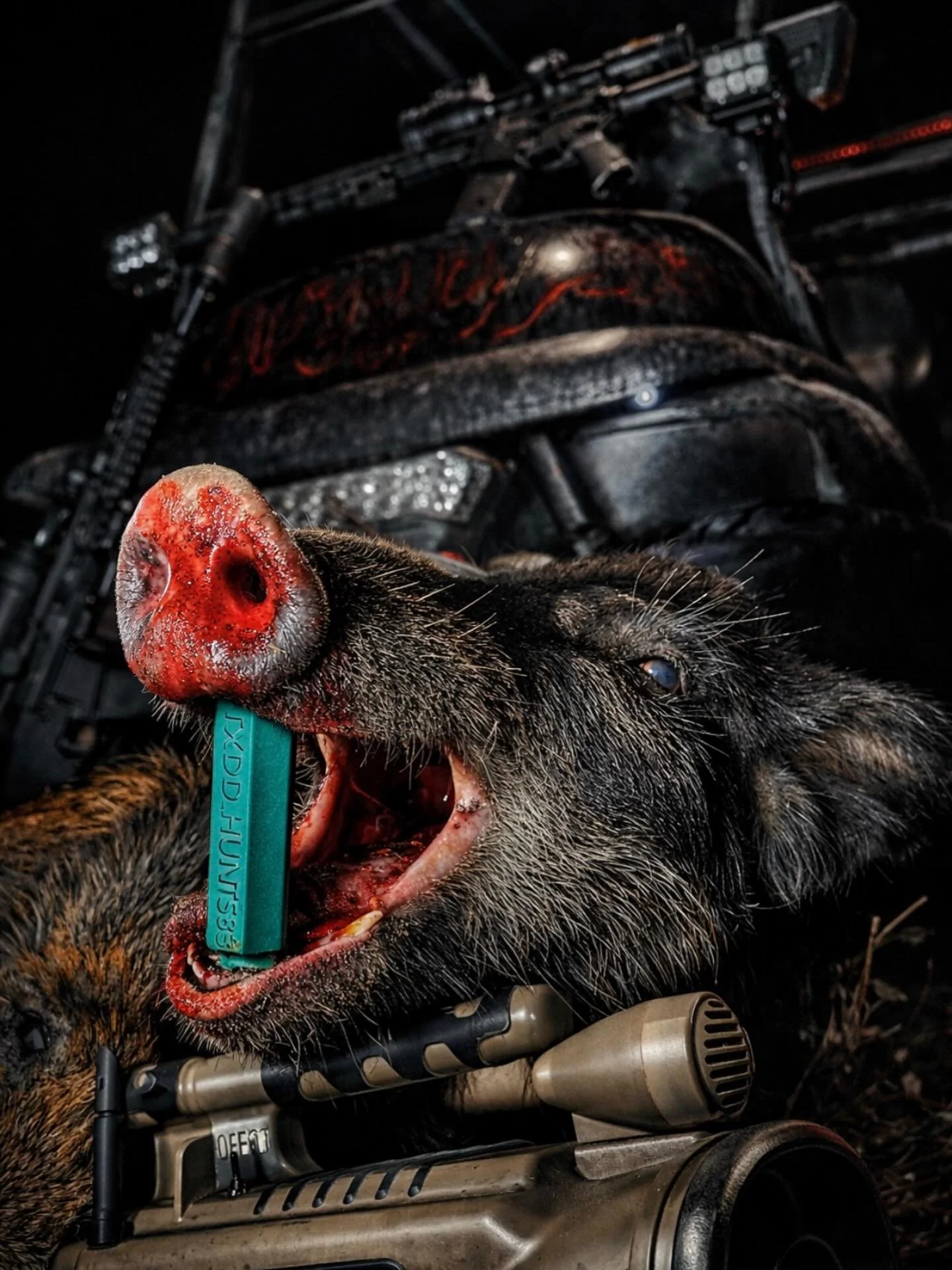 @txdd_hunts83 cruisn for some bruisers. Love the cart in the back&hellip;I hope it&rsquo;s suped up 🏎️ 💨 

#lastbitepro #hunt #pighunting #hoghunting #huntinglife