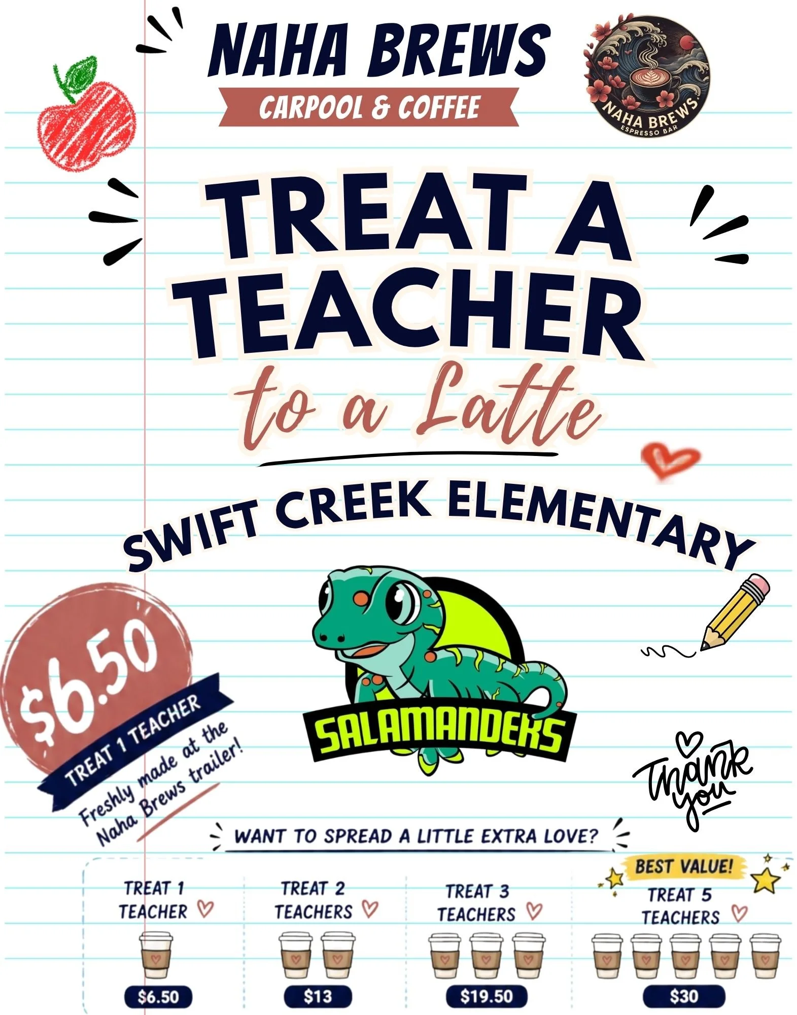 Treat A Teacher - Swift Creek Elementary