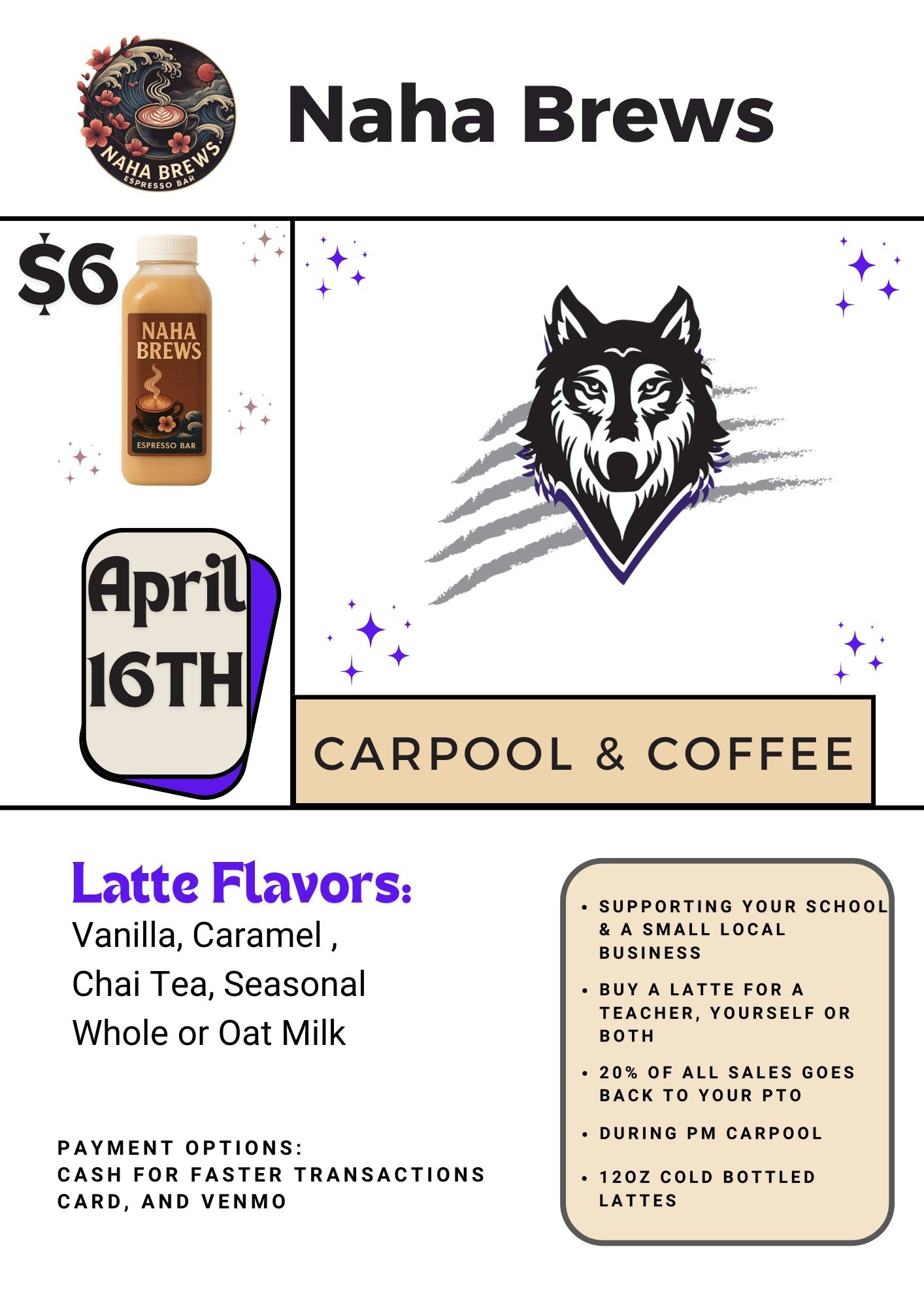 Carpool & Coffee Swift Creek Middle School