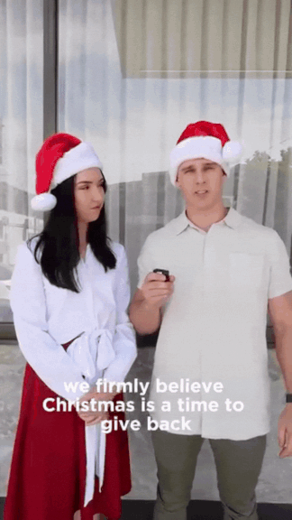 Donating toys to the Salvation Army Christmas Appeal in December