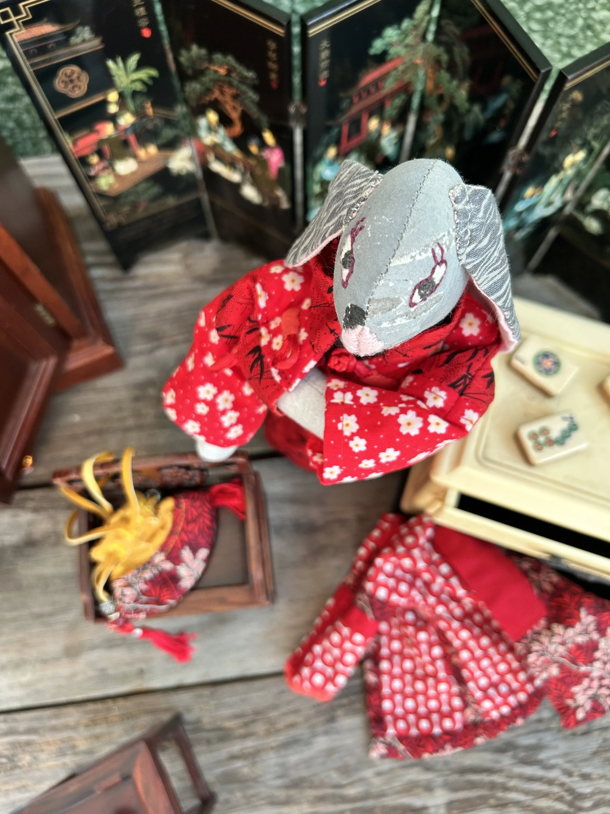 Chinese New Year Bunny's bedroom is messy!