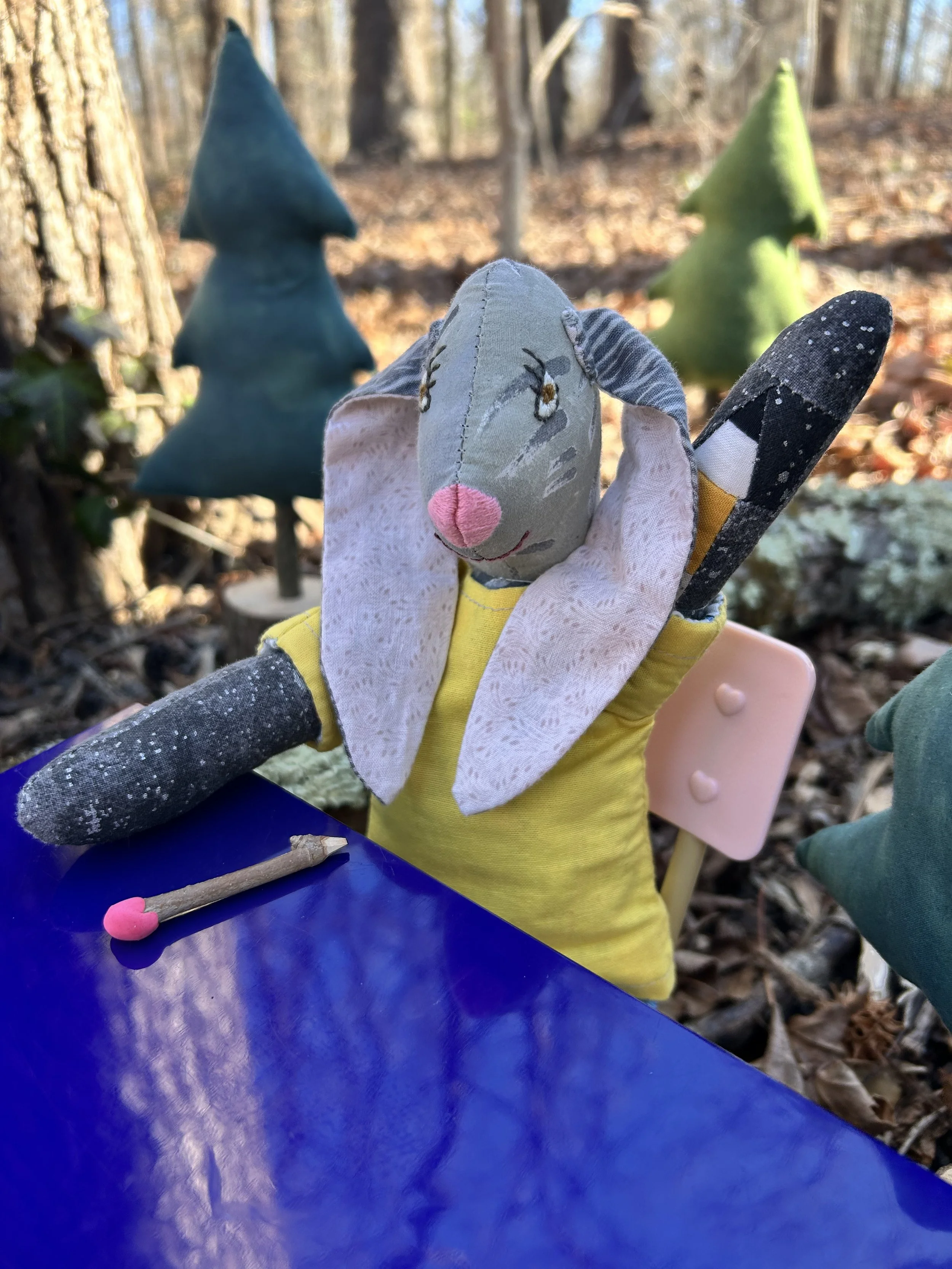 Back to School Bunny asks, "When is recess?"