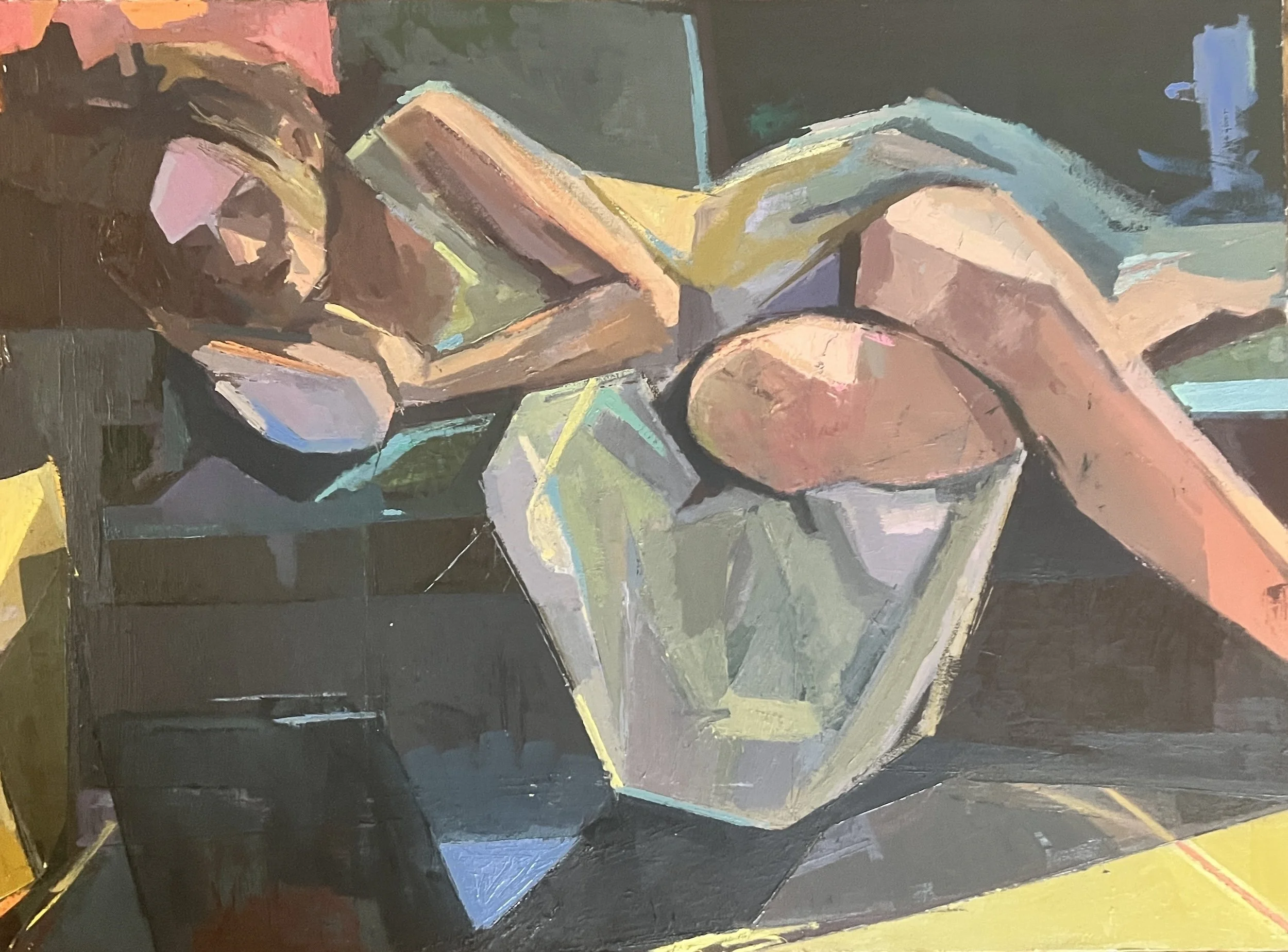 ‘Party Girl 2’ 30 x 22 oil on board