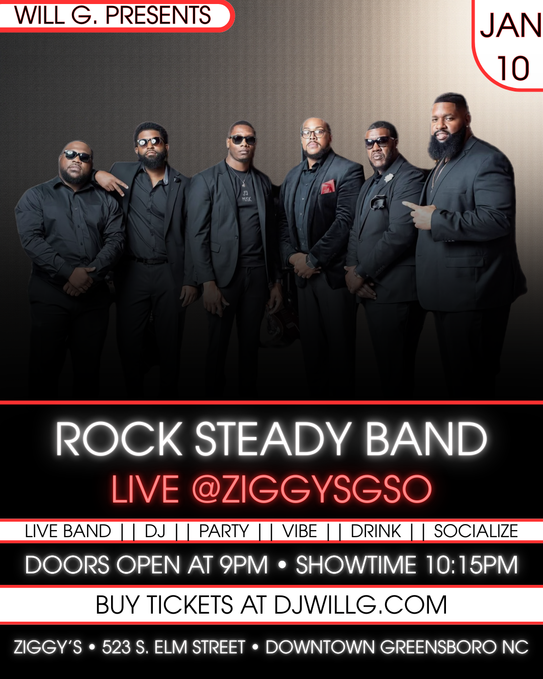 Rock Steady Band LIVE @Ziggysgso