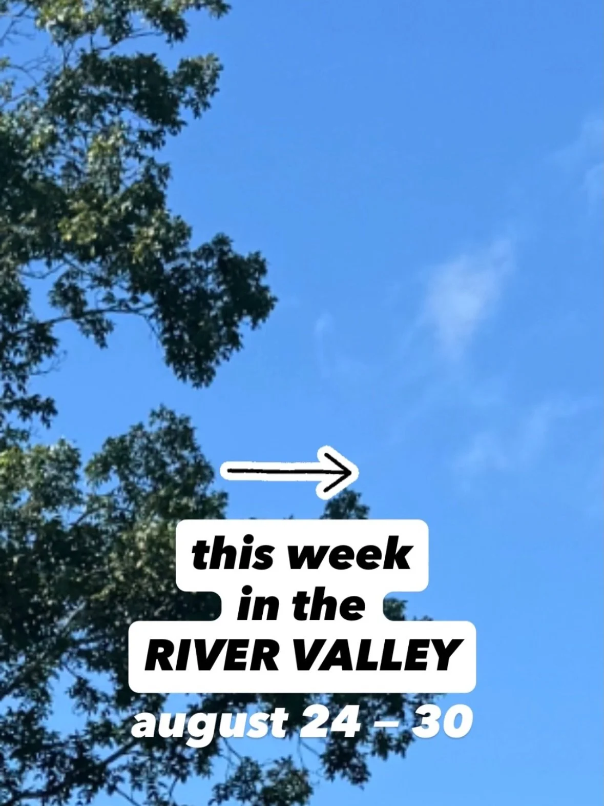 This Week in the River Valley 〰️
Here are a few things happening around the River Valley this week!

Save. Share. Support Local ♡︎

&bull;

#rvccollective #rvcc #ctrivervalley 
#supportlocal #rivervalleyhappenings