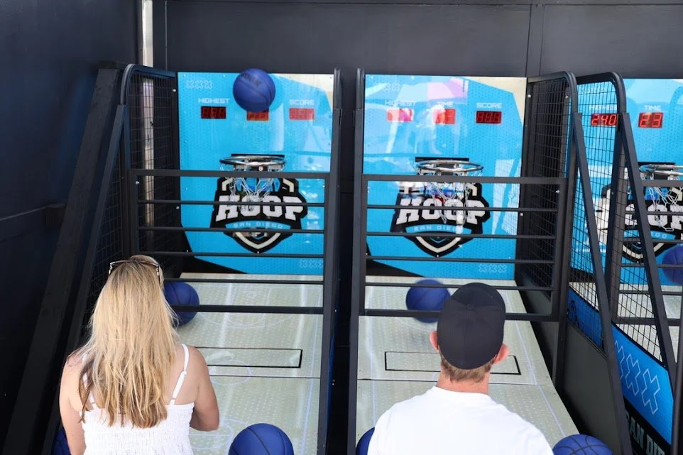 Hoop Raleigh: Celebrate the Holidays with an Arcade Basketball Trailer