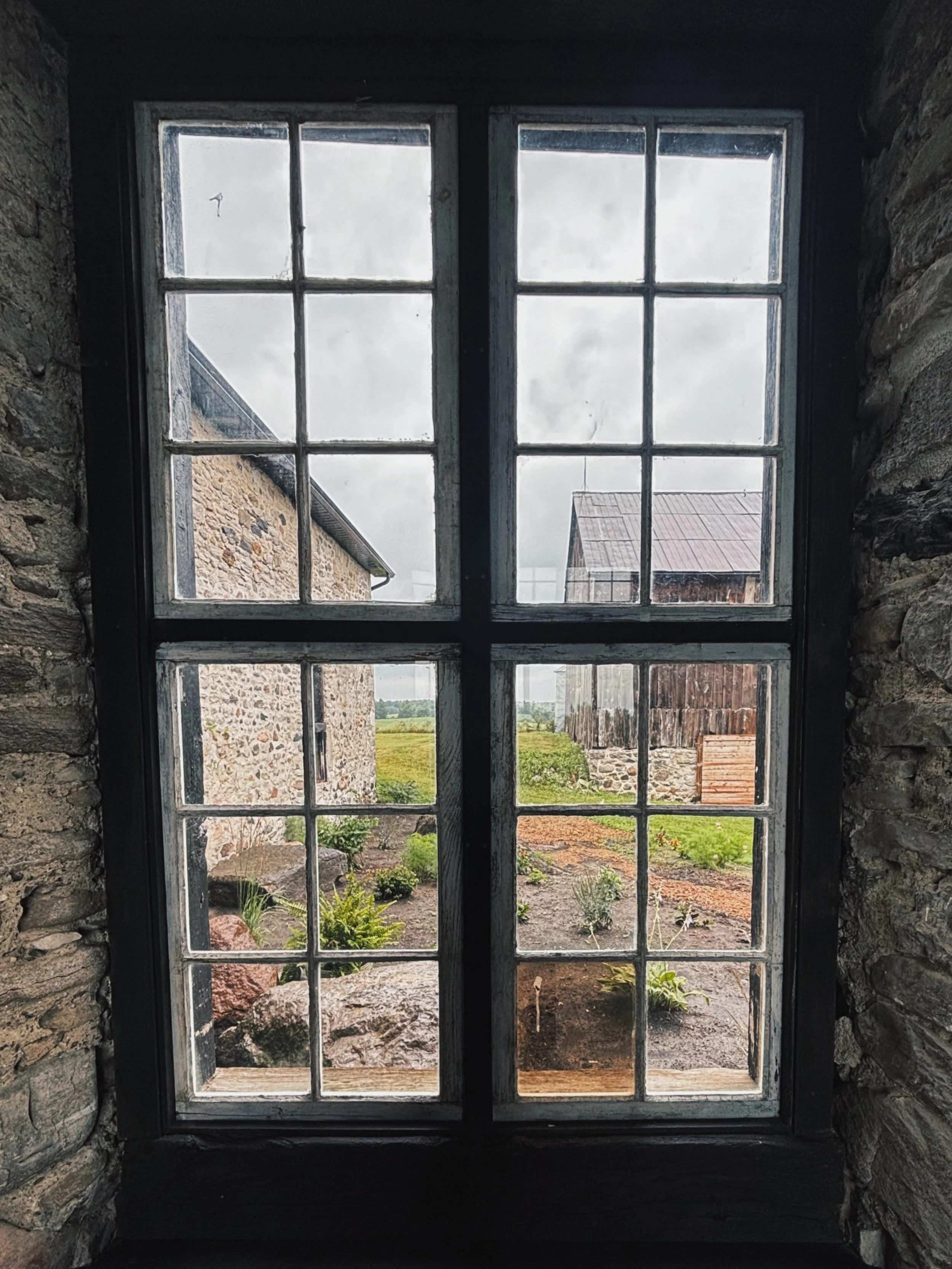 Cozy rainy afternoon inside the grist mill.