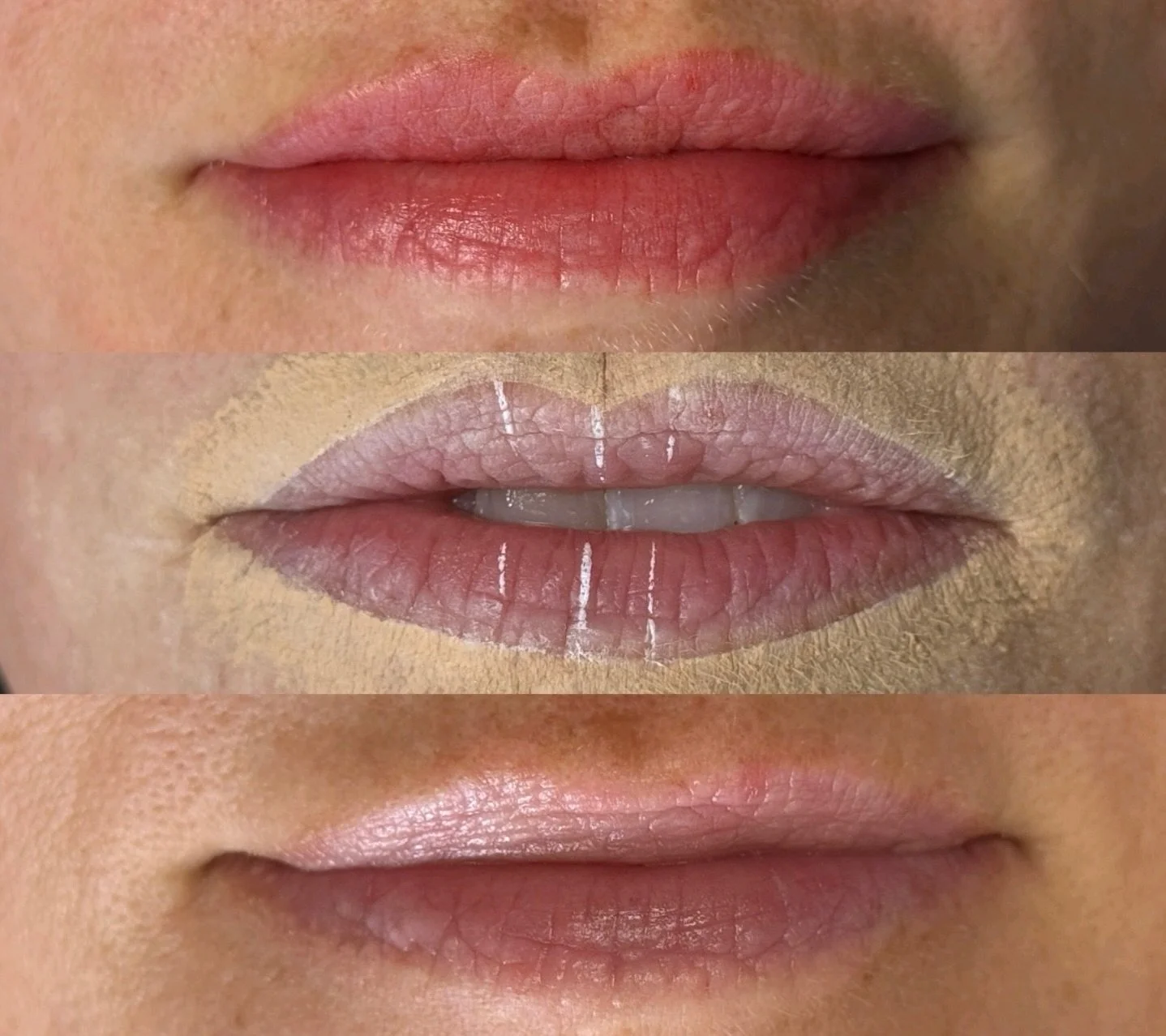 reshaped &amp; redefined 

@hanafycolourspigments have been my GO TO for the perfect color blind 

#liptint #lipblush #liptattooing