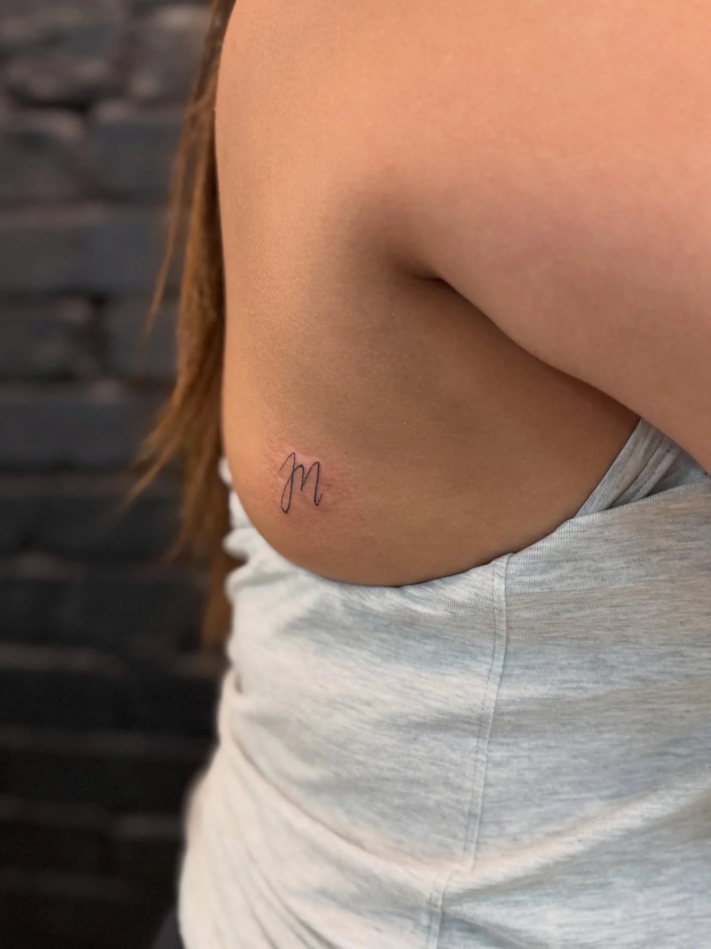&ldquo;Til you can&rsquo;t&rdquo; in her moms hand writing 🫶🏻

🤎 DM for booking 

205 S. Main Street 
Victoria, TX

#handwritingtattoo #finelinestudio