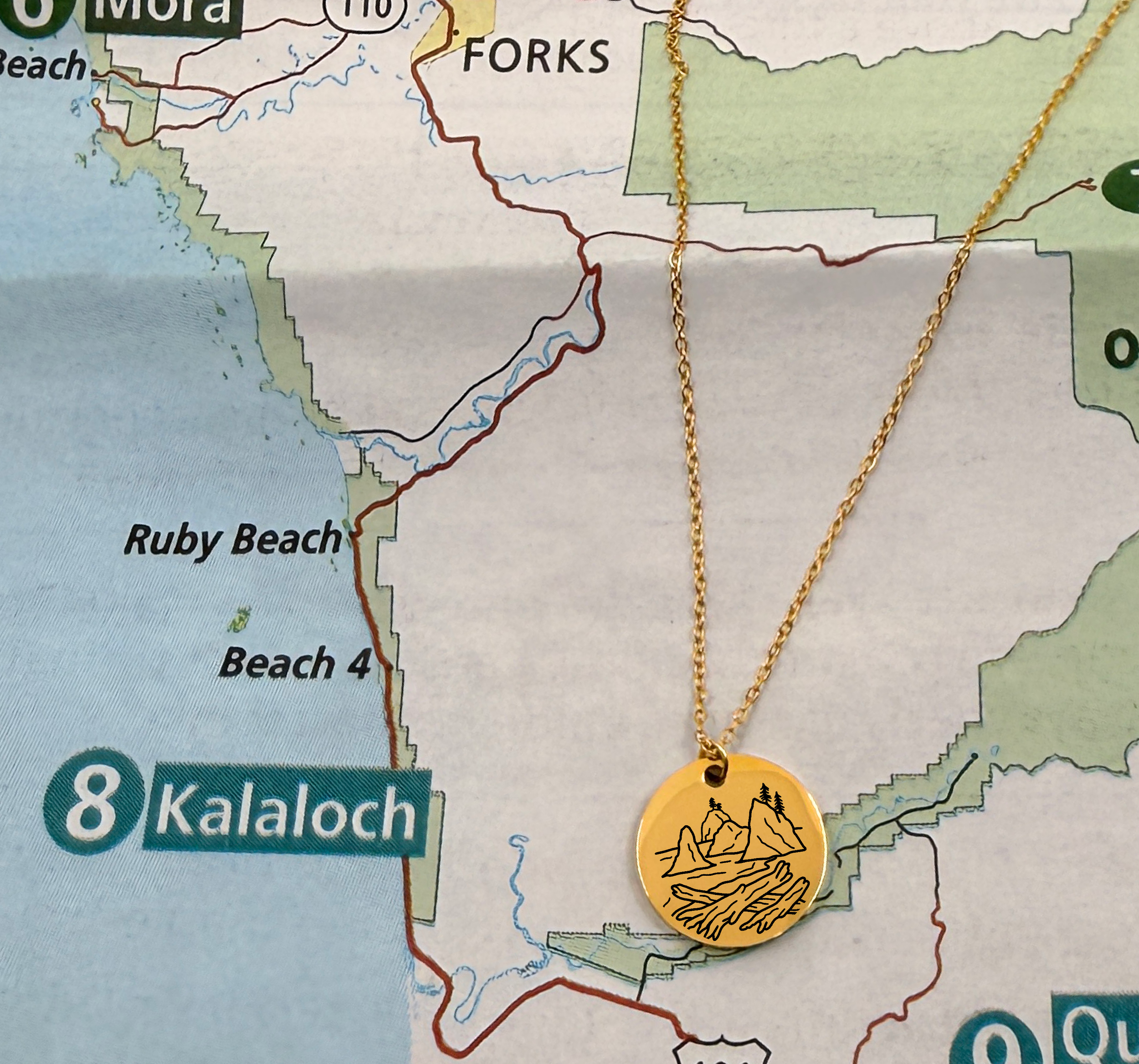 Olympic (Ruby Beach) - The Staple Necklace