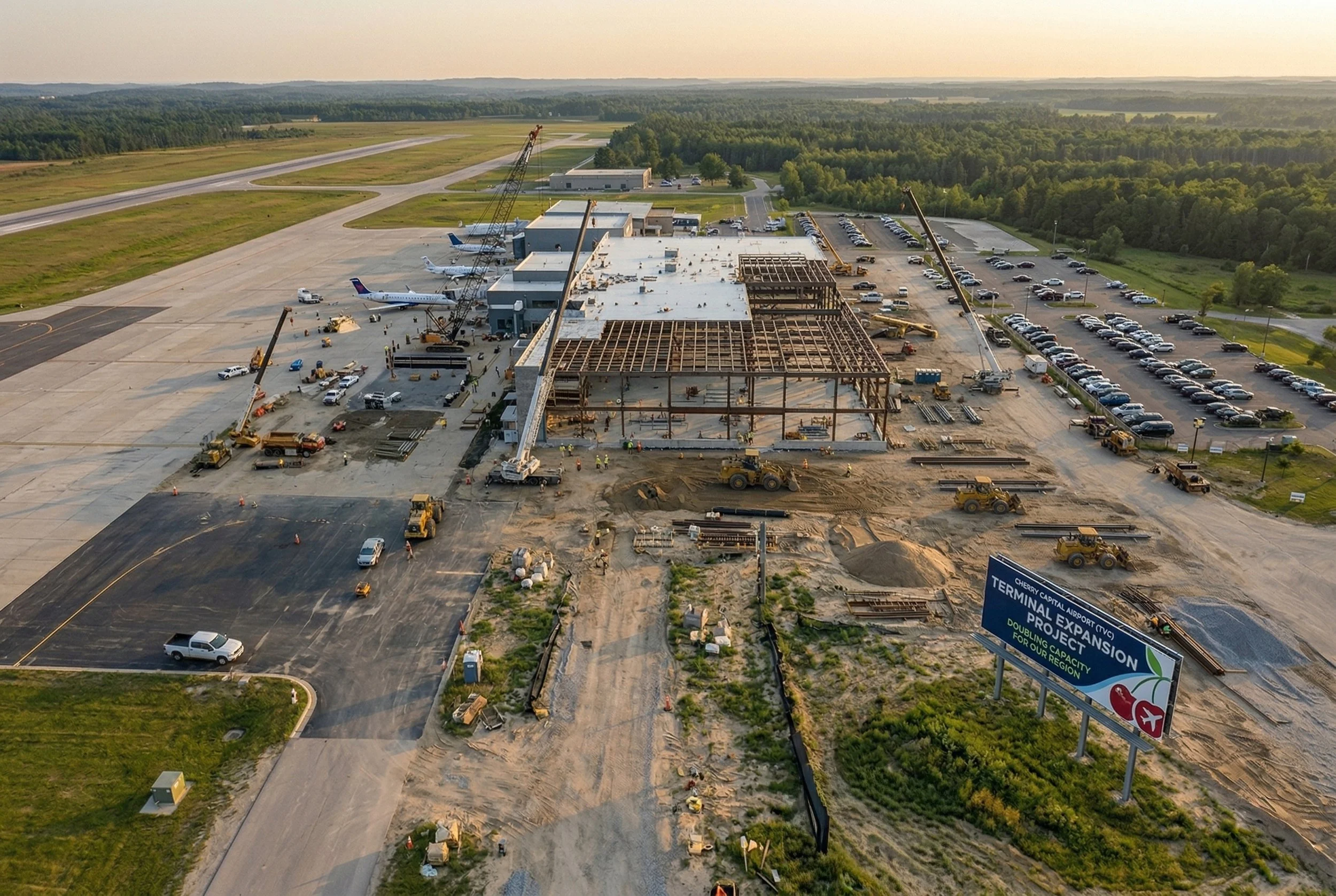 Cherry Capital Airport Is Doubling in Size. Here's What That Means for Every Homeowner Within 30 Miles.