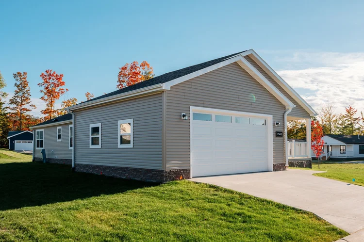 Garage side of the home