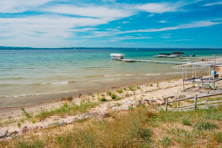 West Bay shoreline