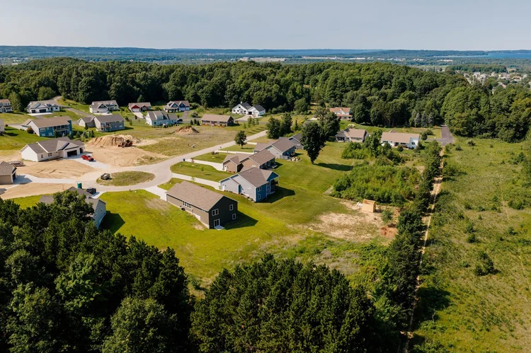 Aerial view of the Windmill Farms neighborhood