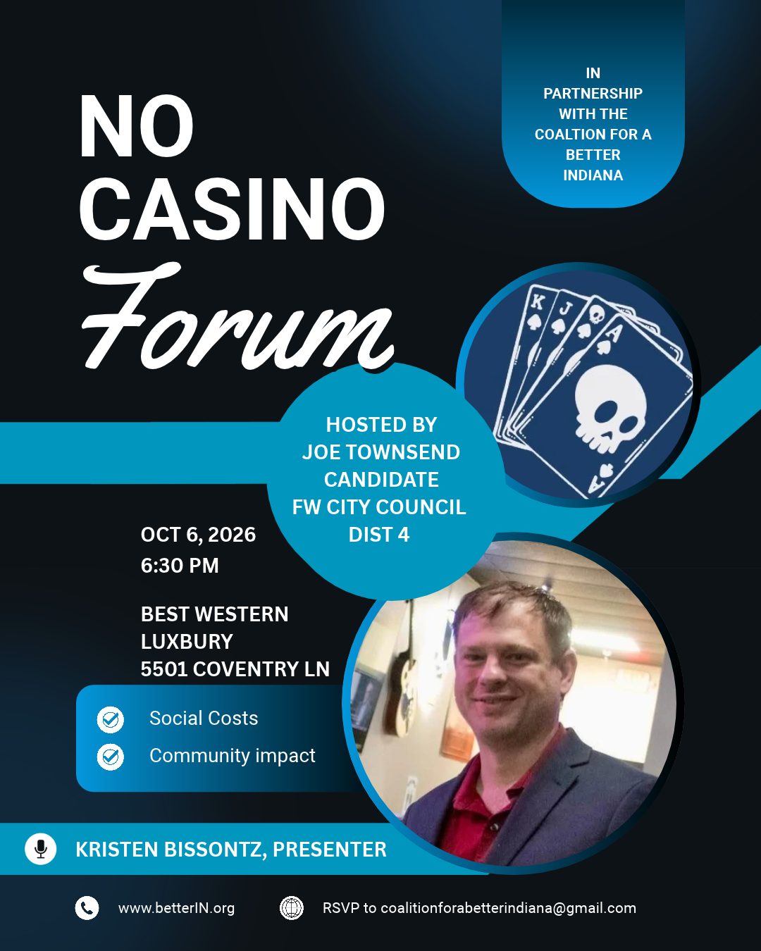 No CasiNO Forum (hosted by Joe Townsend)